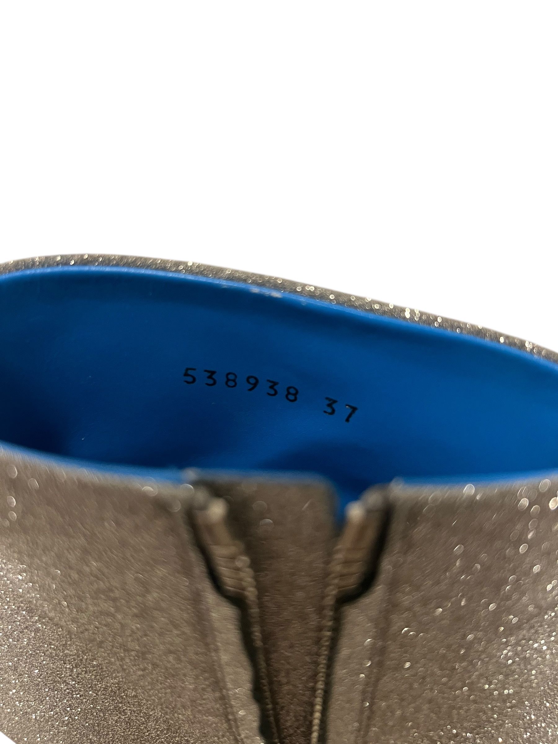Balenciaga Balenciaga Knife Glitter boot heel Size US 7 / IT 37 - 6 Thumbnail
