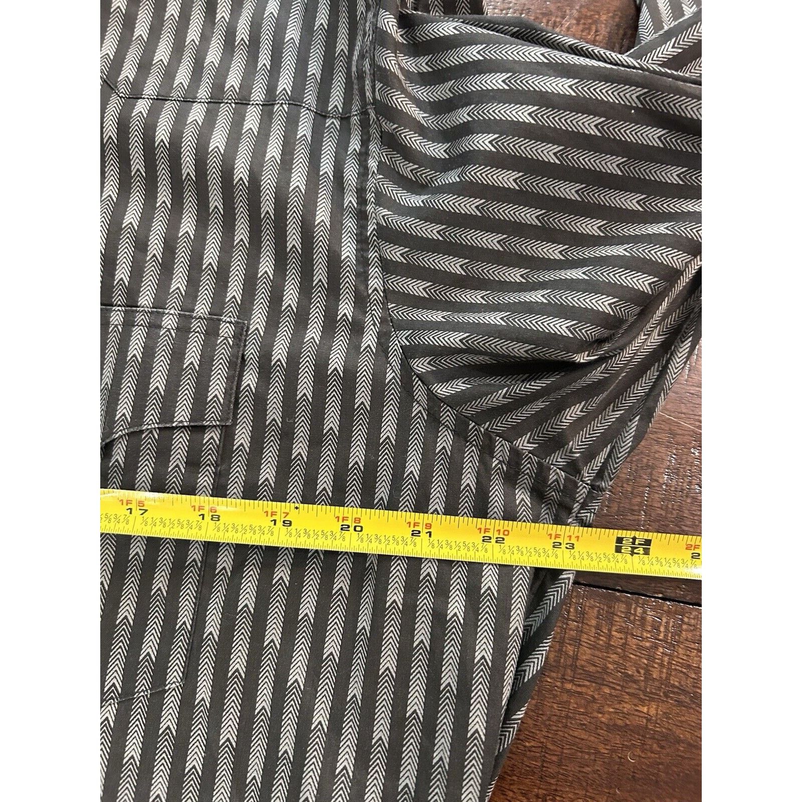 Wrangler wrangler authentic western shirt Snap Front Men L Black Gray Size US L / EU 52-54 / 3 - 6 Thumbnail