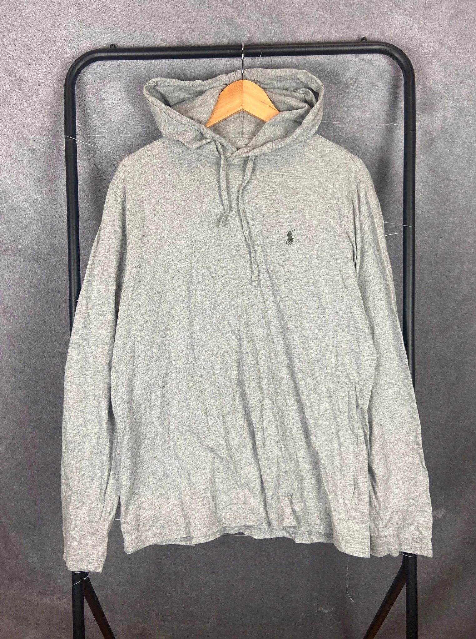 Ralph Lauren Ralph Lauren grey hoodie with embroidered logo (M Size US M / EU 48-50 / 2 - 1 Thumbnail