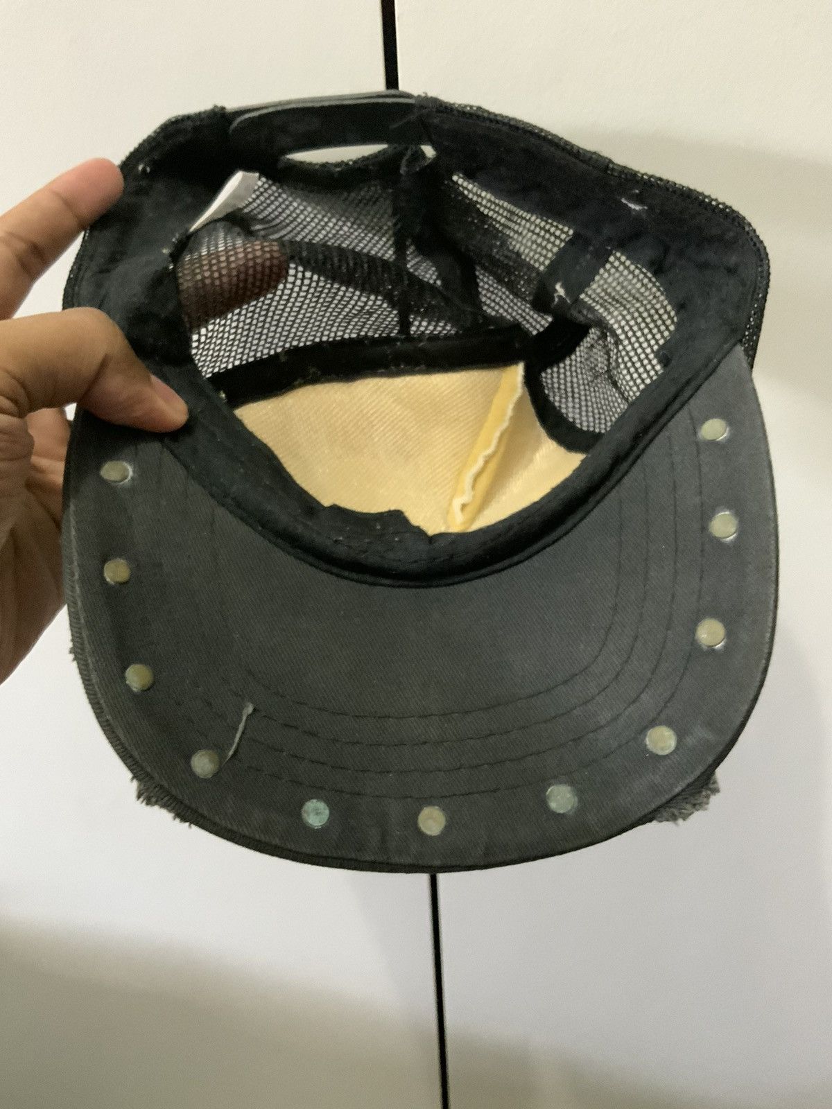 If Six Was Nine Better Rock Skull Distressed Trucker Hat Size ONE SIZE - 11 Thumbnail