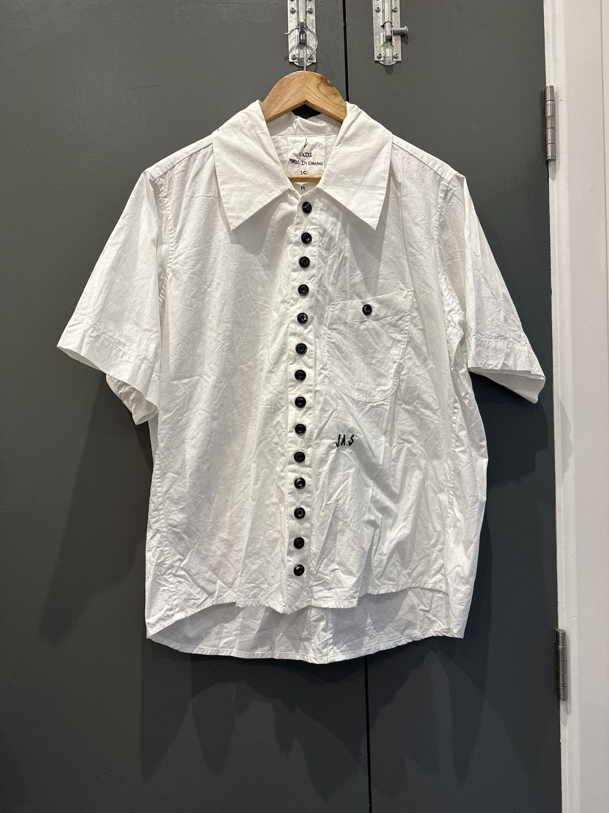 image of John Alexander Skelton Short Sleeve in White, Men's (Size Medium)