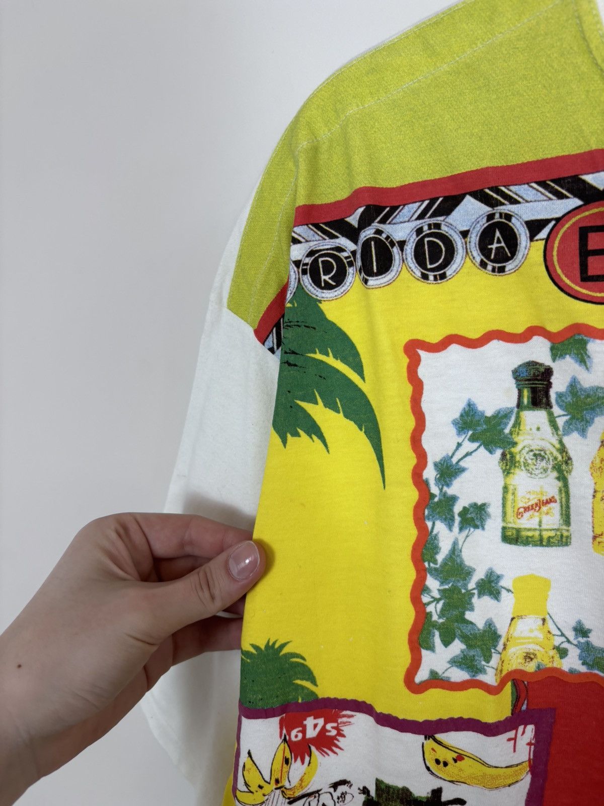 Versace Jeans Couture Vintage 1990s Versace Jeans Couture Florida Beach T-Shirt Size US L / EU 52-54 / 3 - 6 Thumbnail