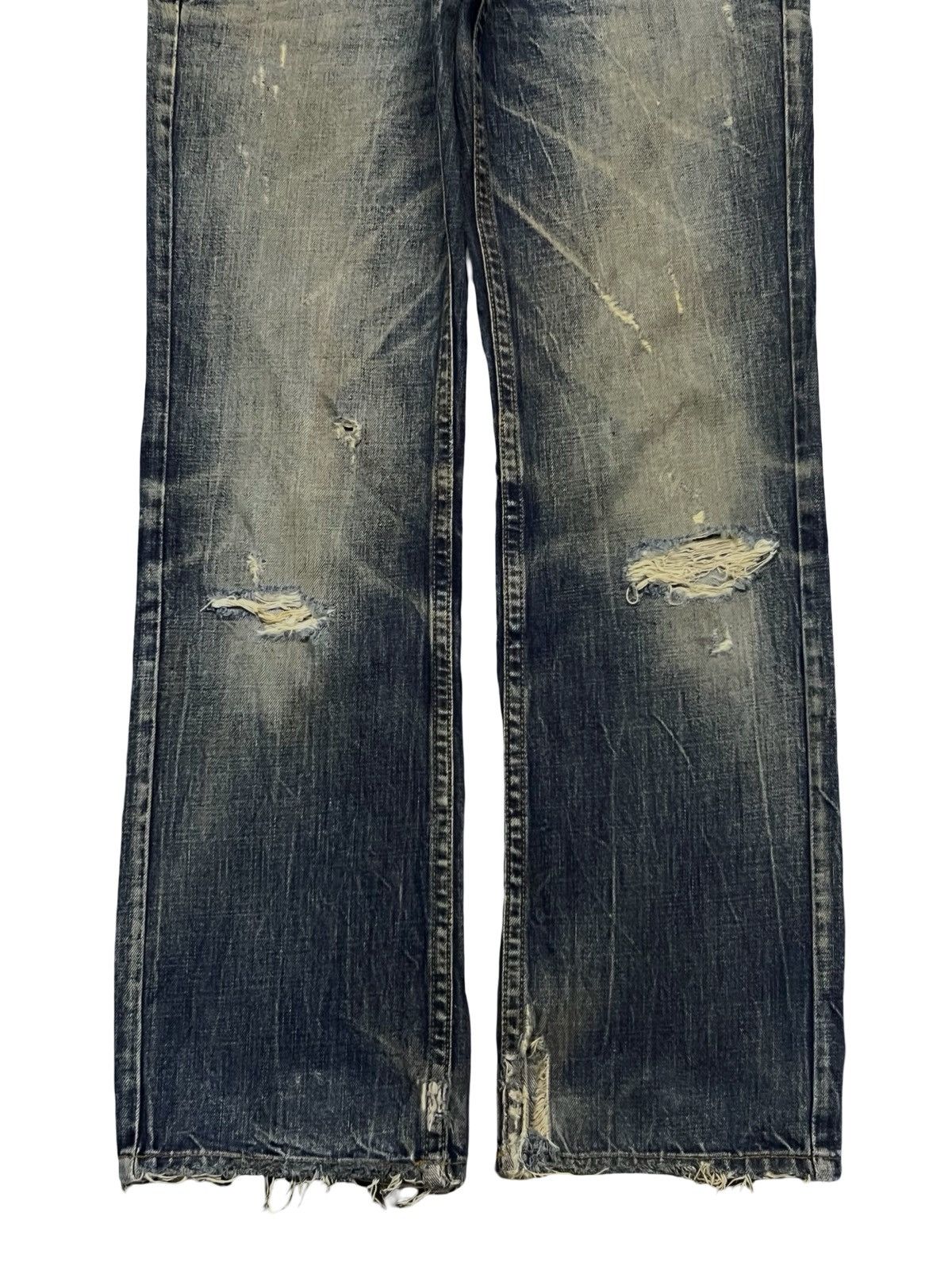 Japanese Brand Vintage Pasta Denim Jeans | Vintage Faded Wash | W31 Size US 31 - 4 Thumbnail