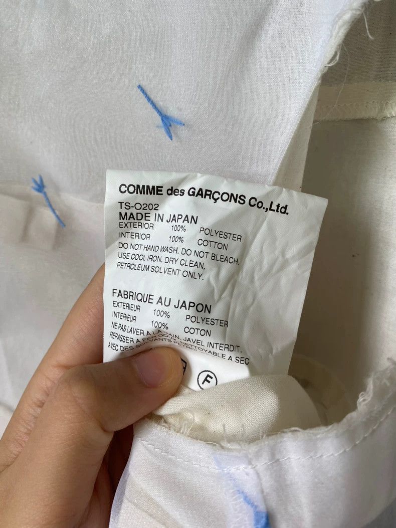Comme des Garcons Comme Des Garcons Color classification: blue flower on whi Size M / US 6-8 / IT 42-44 - 5 Thumbnail