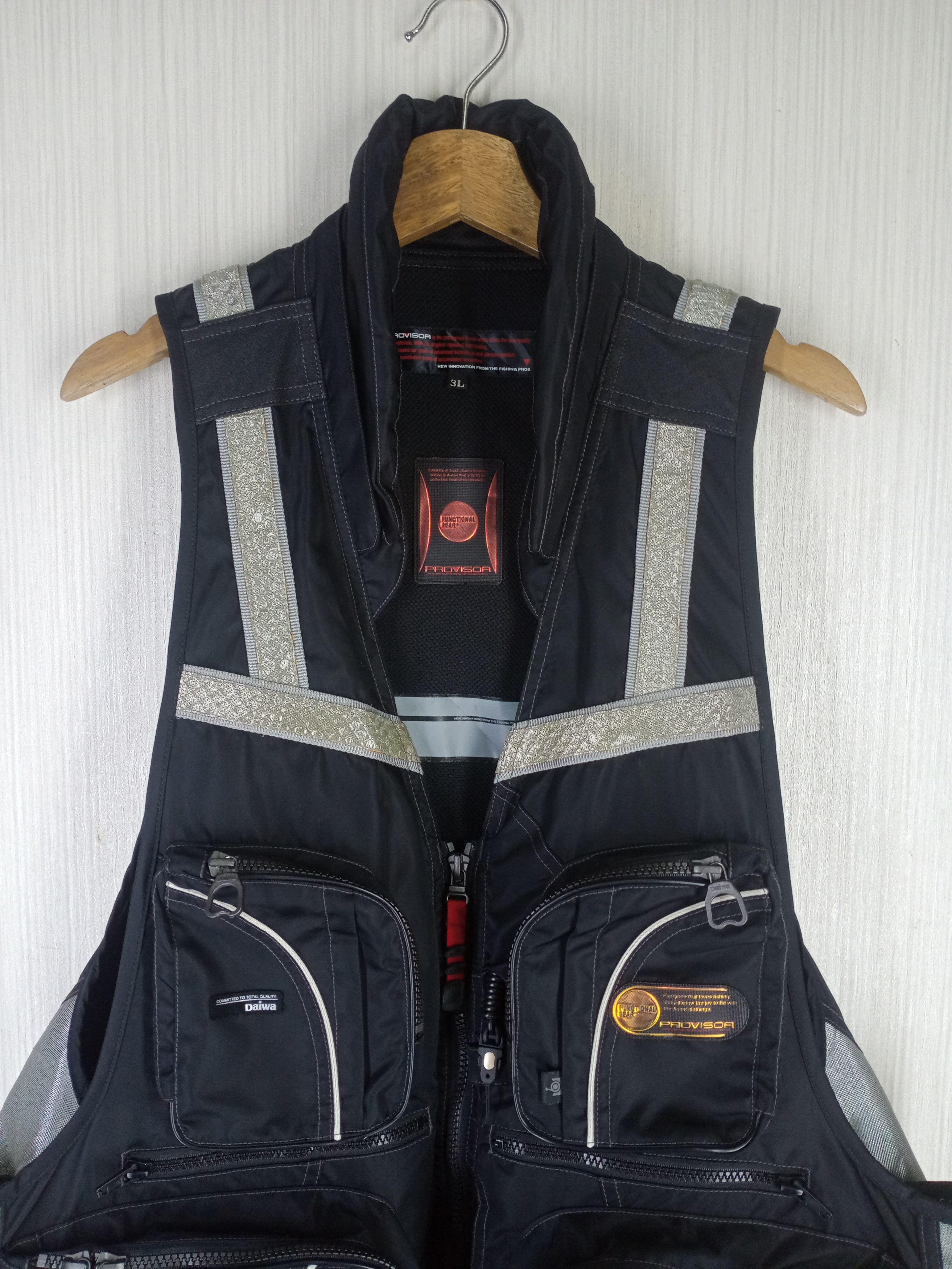 DAIWA Rare Daiwa Provisor Functional Gear Multipocket Vest Size US XXL / EU 58 / 5 - 5 Thumbnail