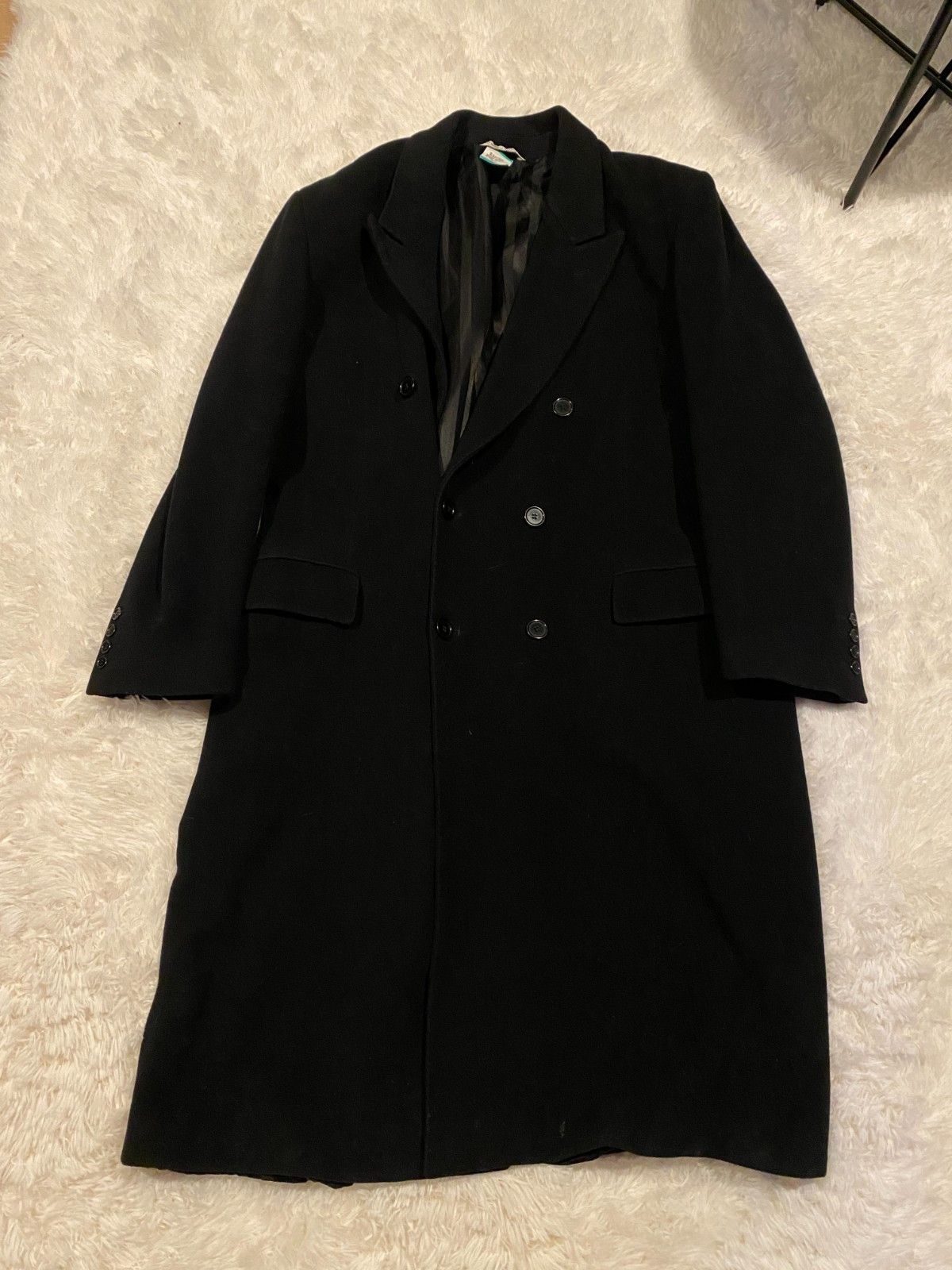 Other Sergio Valentino 100% Cashmere Double-Breasted Coat - IT Size US XL / EU 56 / 4 - 9 Thumbnail