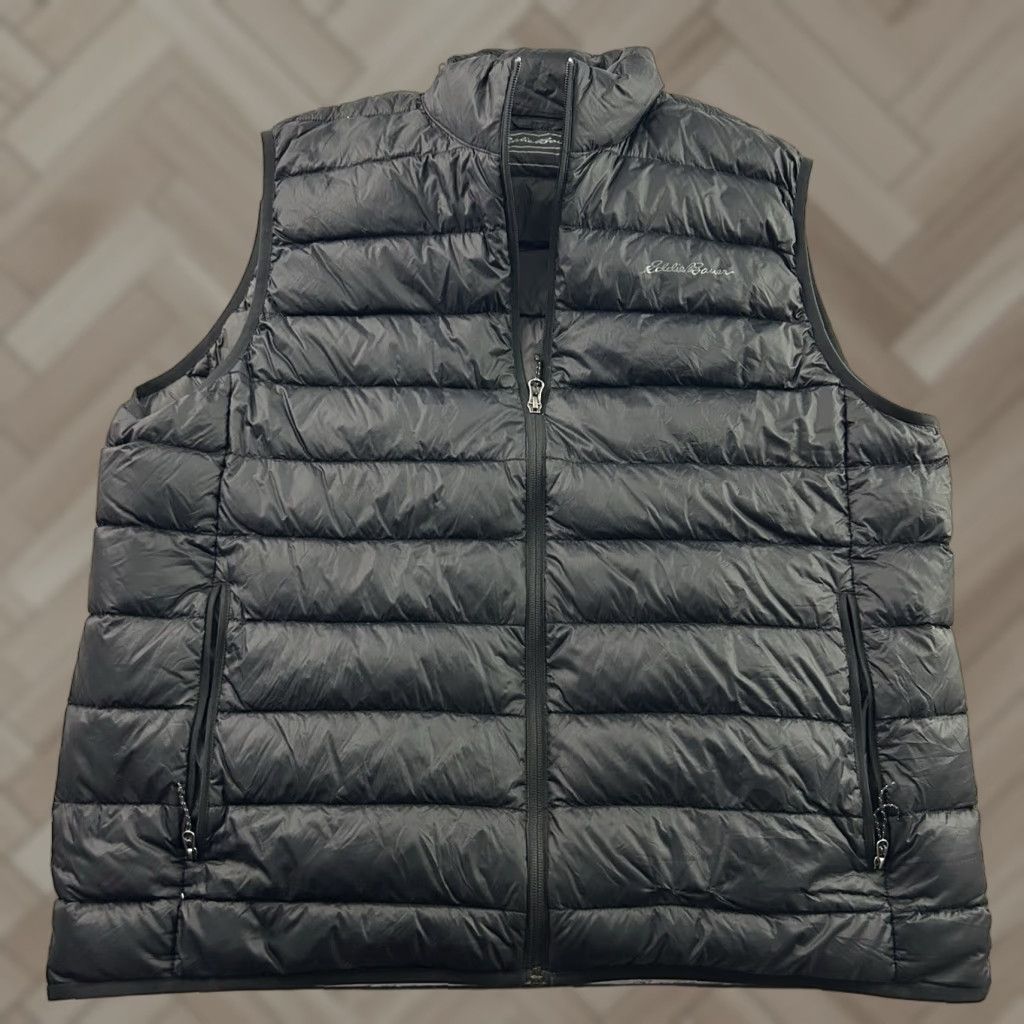 Eddie Bauer Eddie Bauer Full Zip Down Vest Men's XL Black Size US XL / EU 56 / 4 - 1 Thumbnail