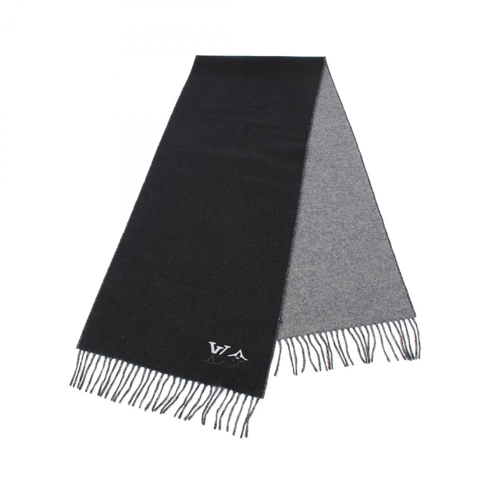 Louis Vuitton Lv Dual Scarf Cashmere Black