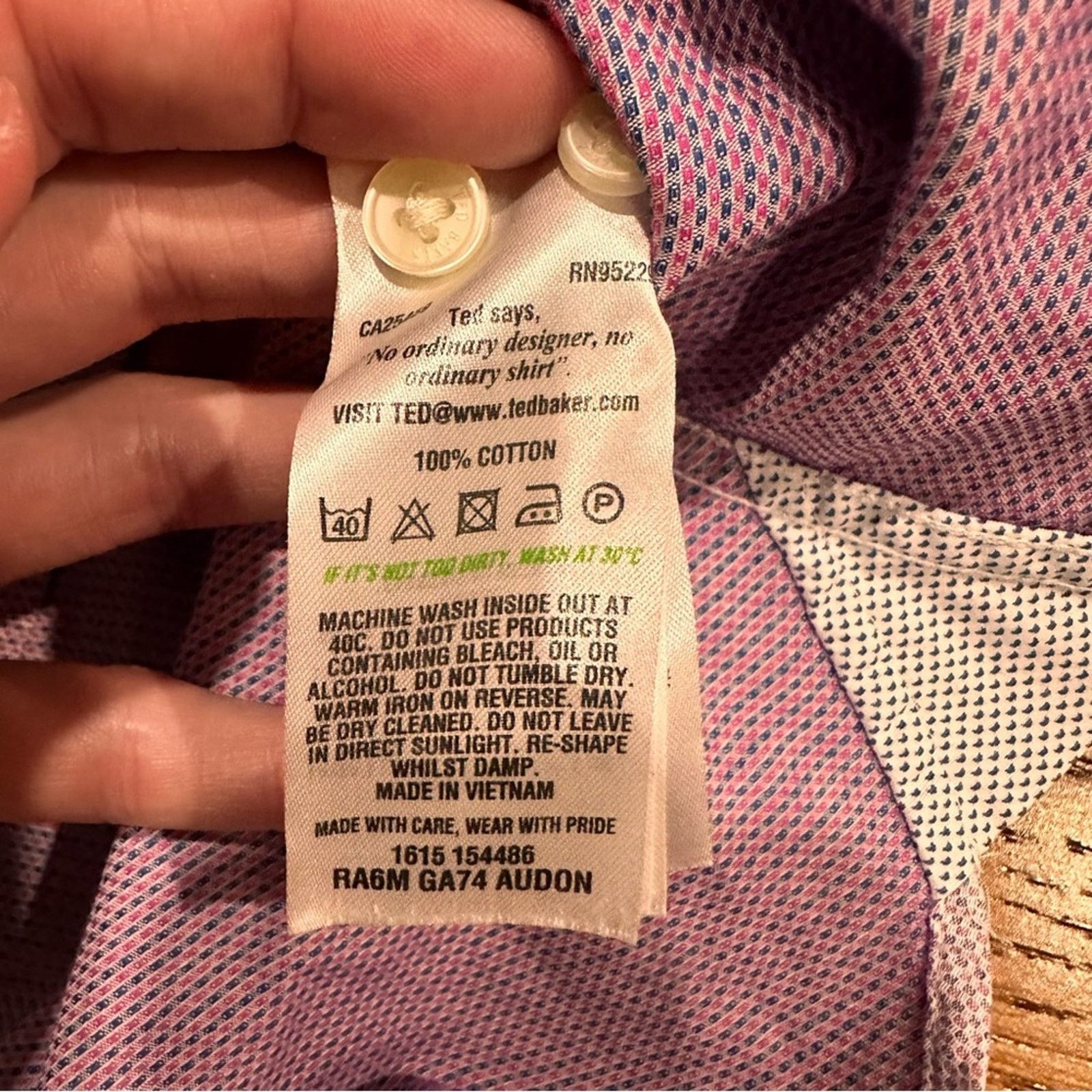 Ted Baker Ted Baker London Endurance Dress Shirt - Size 16.5 Size US S / EU 44-46 / 1 - 4 Thumbnail