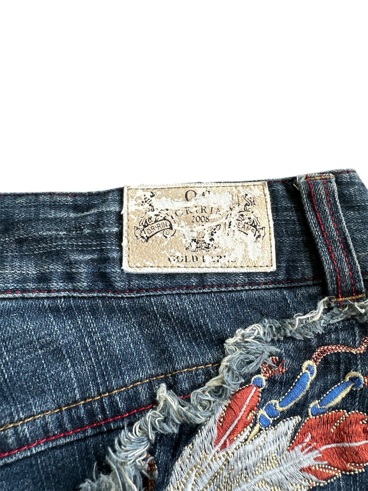 Kapital Distressed 2000s Oririn Flare Jeans Y2K Lgb Goa Kapital Size US 33 - 3 Thumbnail
