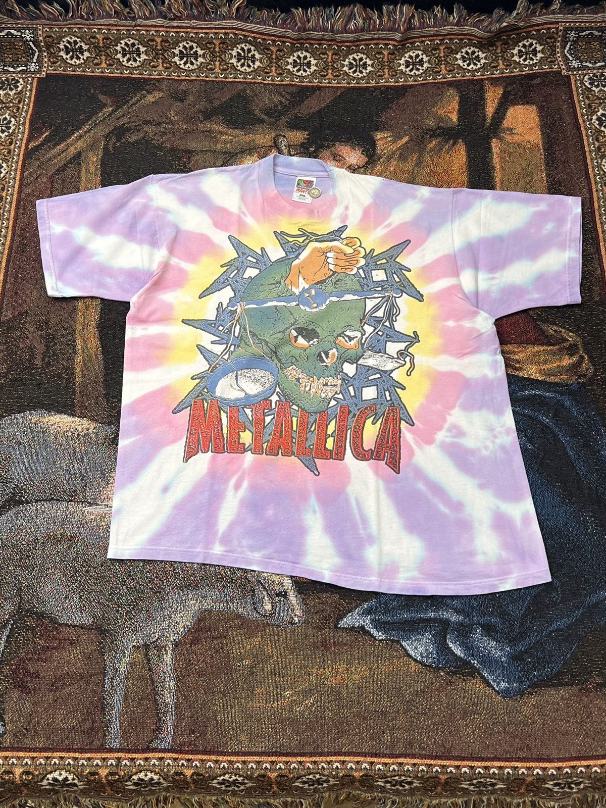Band Tees Vintage '97 Metallica Philly Tie Dye Tee Size US L / EU 52-54 / 3 - 3 Thumbnail