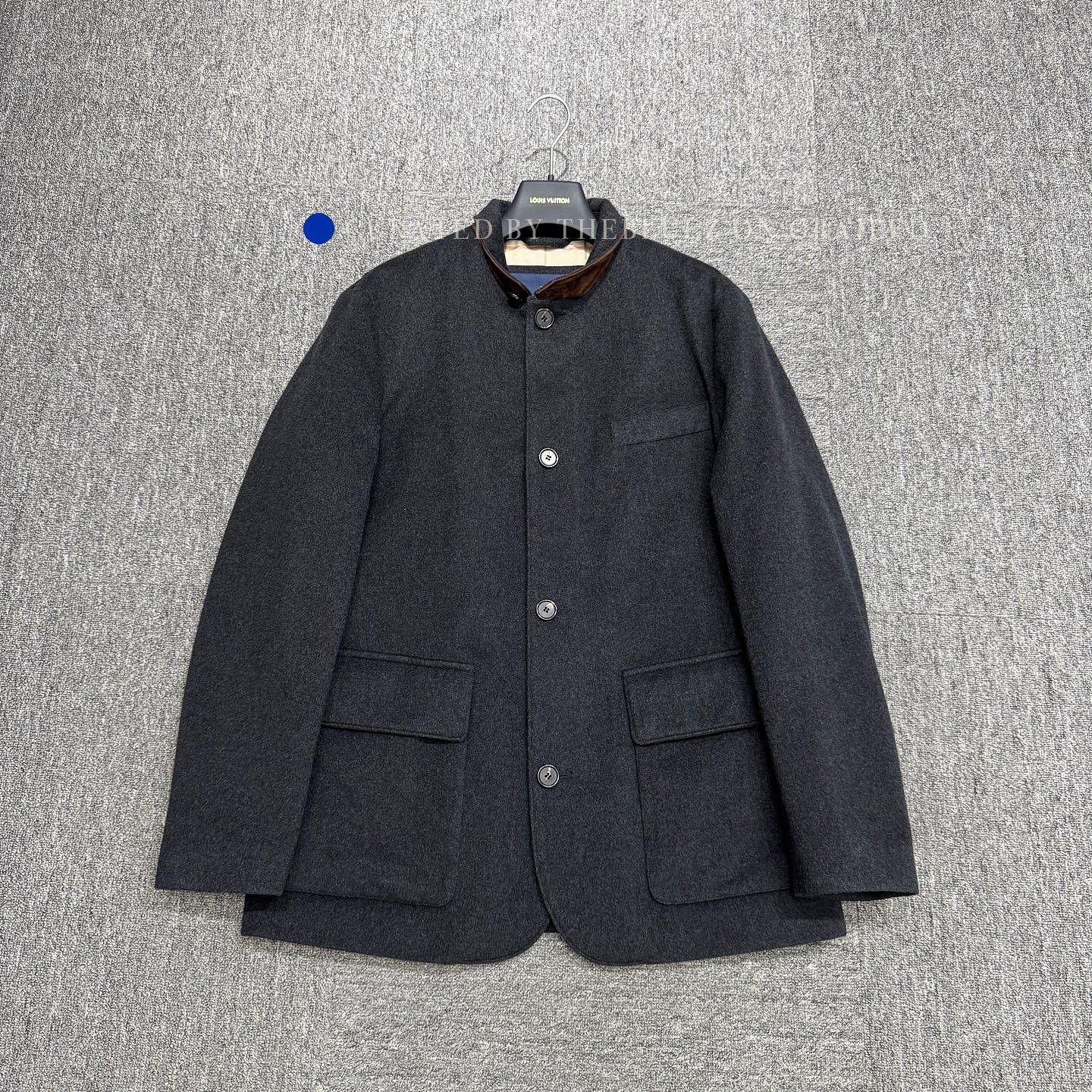 Loro Piana Luxurious Cashmere Roadster Jacket in Gray Size US M / EU 48-50 / 2 - 1 Thumbnail