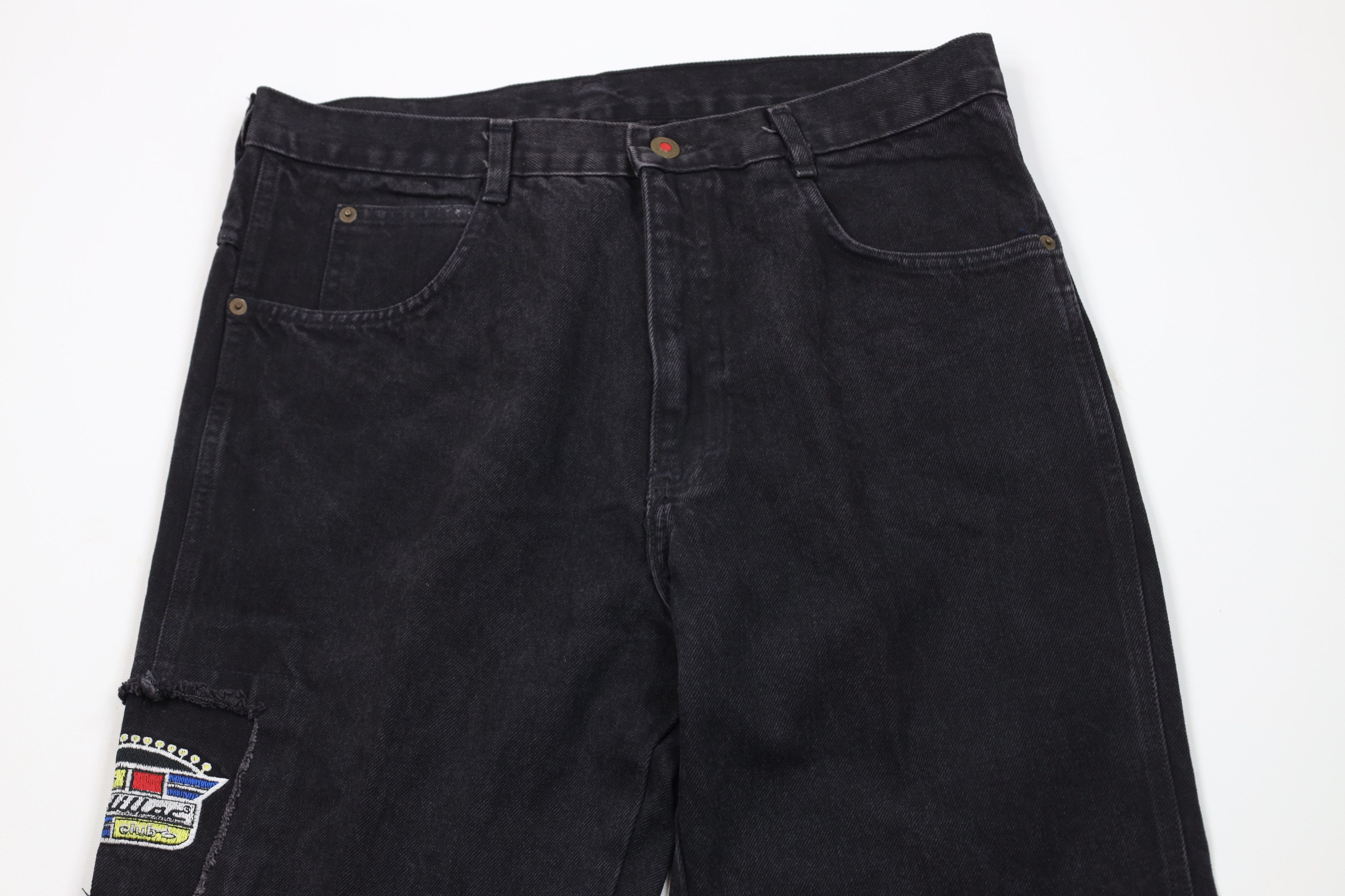 Cadillac Deadstock Vintage 90s Cadillac Car Straight Leg Jeans USA Size US 36 / EU 52 - 2 Thumbnail