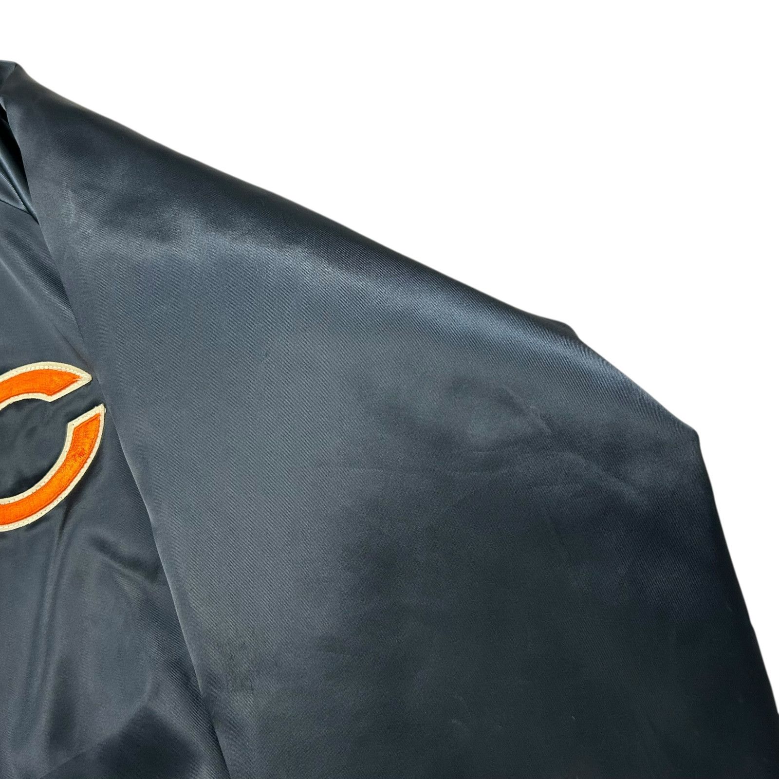 NFL VTG 90s NFL CHICAGO BEARS CHALK LINE SATIN JACKET Size US XL / EU 56 / 4 - 10 Thumbnail