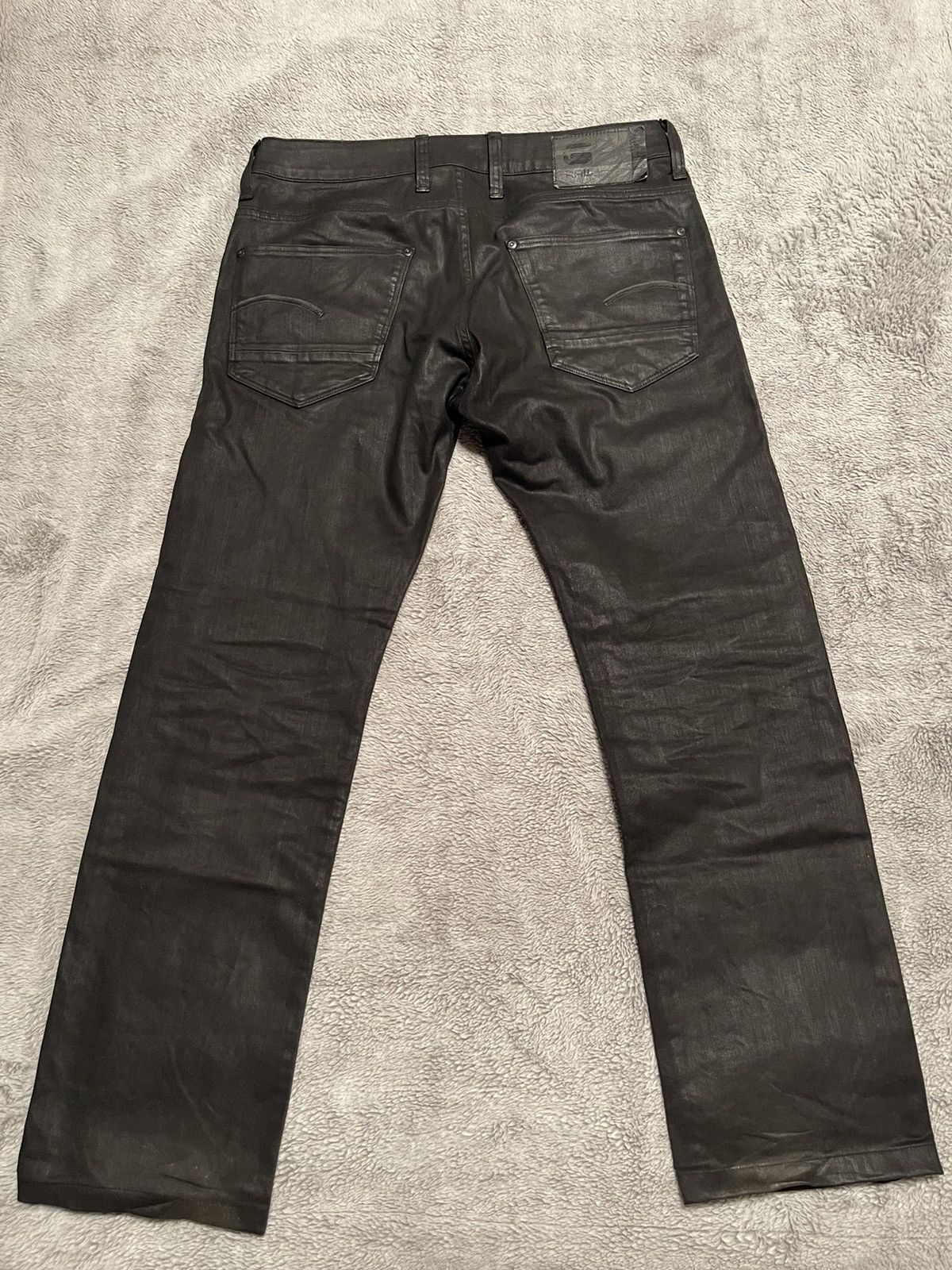 G-Star G-Star Raw Waxed Black 3-D Denim Size US 31 - 3 Thumbnail