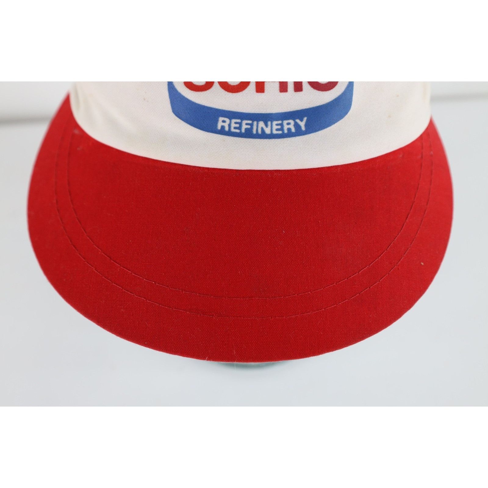 Vintage Vintage 80s Sohio Toledo Refinery Distressed Visor Hat Size ONE SIZE - 4 Thumbnail