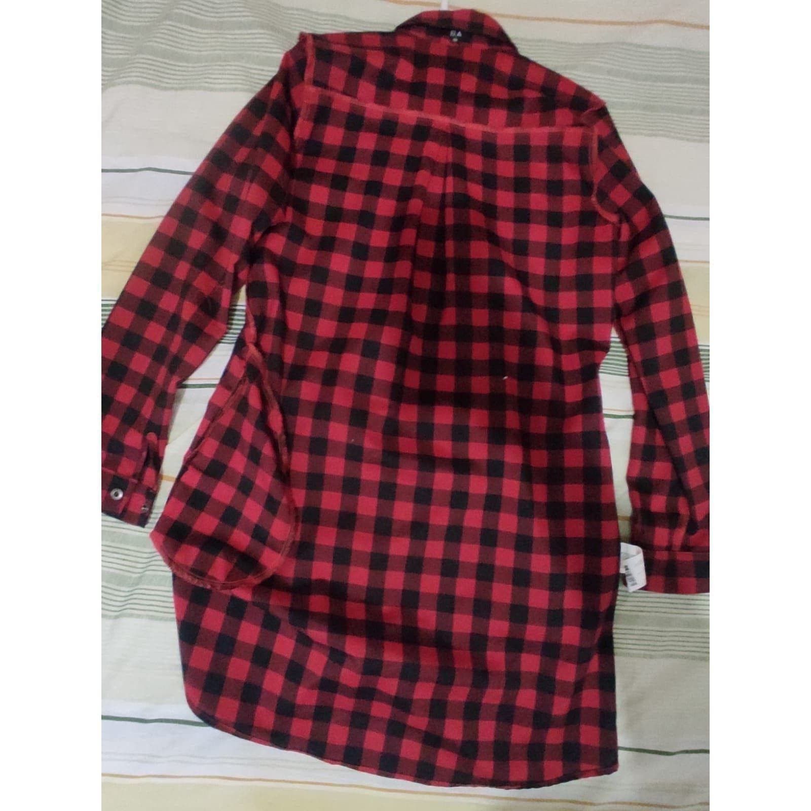 Other Red dress with black plaid pattern Size XXS / US 00 / IT 34 - 2 Thumbnail