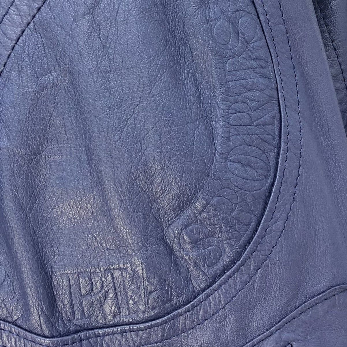Sports Specialties 🔥VTG Pia Sports Racing Soft Sheepskin Leather Bomber Jacket Size US XL / EU 56 / 4 - 23 Thumbnail