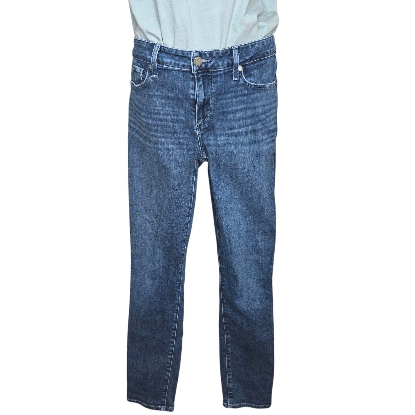 Paige Paige Womens Blue Jeans Size 29 Verdugo Skyline Ankle Peg Size 29" - 1 Thumbnail