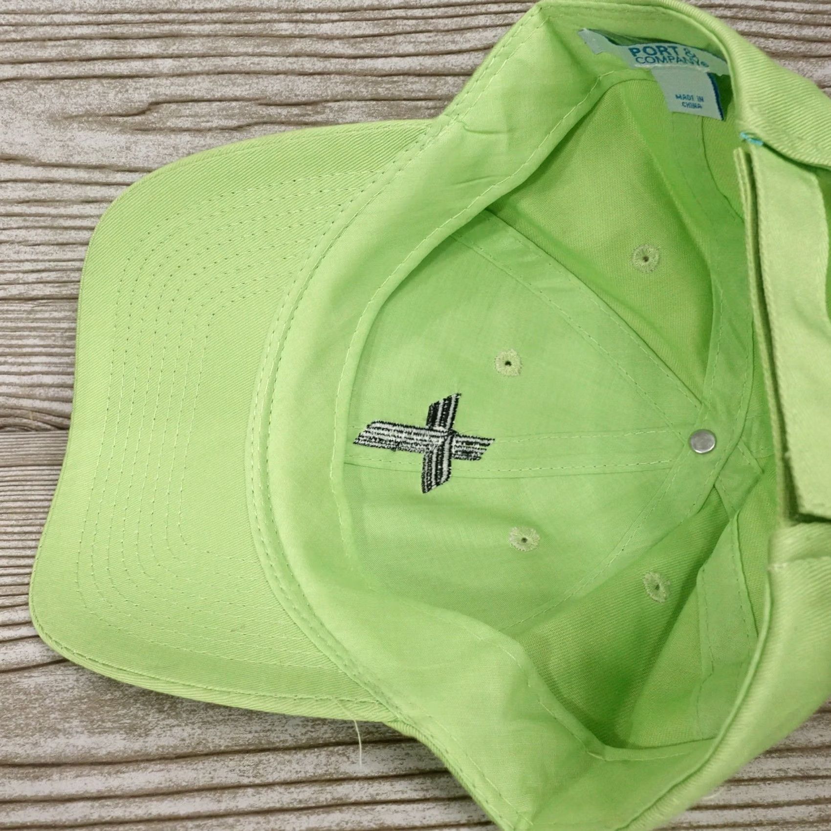 Port & Company Nike LCMS Life Ministry Lutheran Church Christian Jesus Green Baseball Hat Cap Unisex Adults Adjustable Size Solid Color Size ONE SIZE - 7 Thumbnail