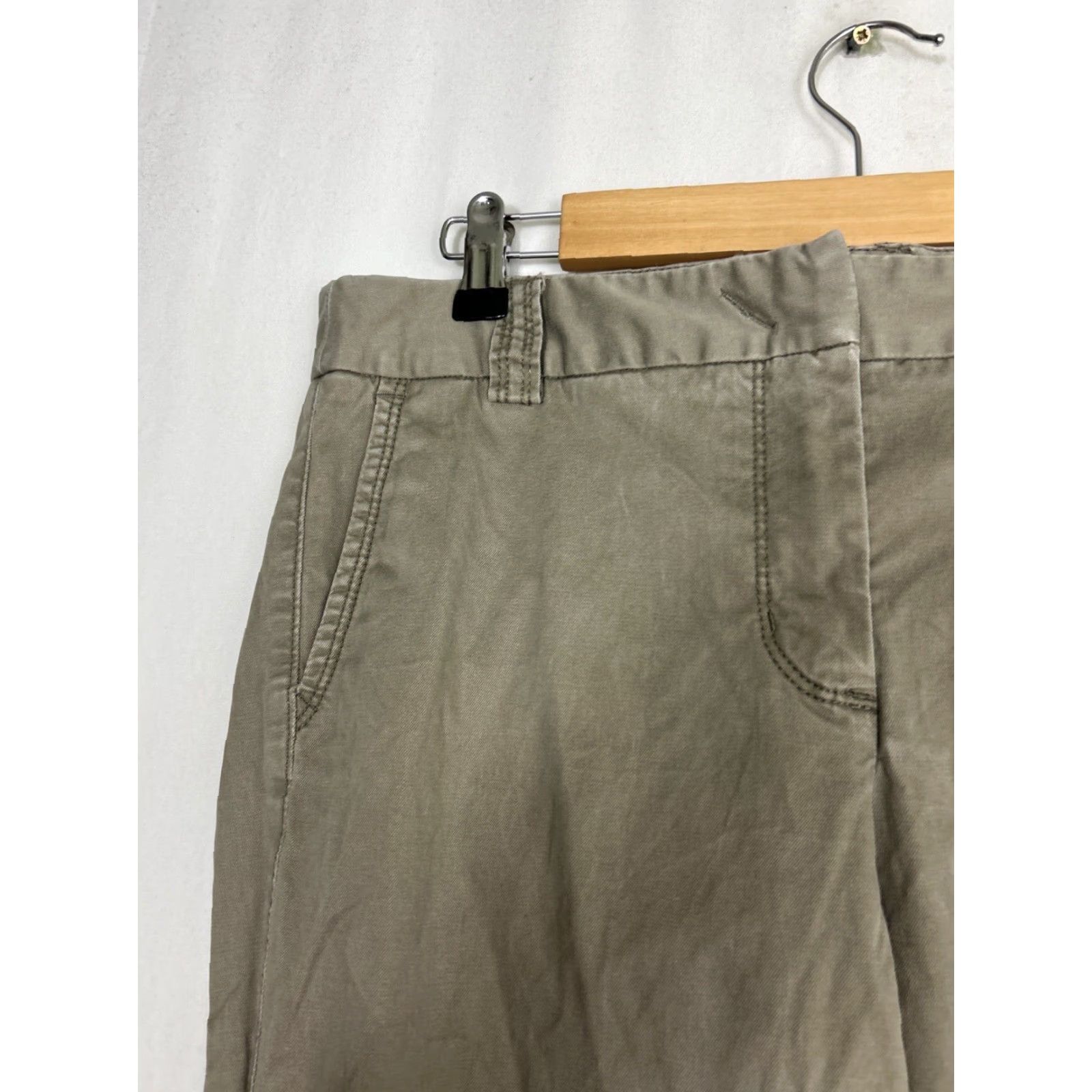 J.Crew J.CREW Women City Fit Stretch Beige Chinos Pants 32x30 Size 6 Regular Cotton Stretch Women Mens Girls Size 28" / US 6 / IT 42 - 4 Thumbnail
