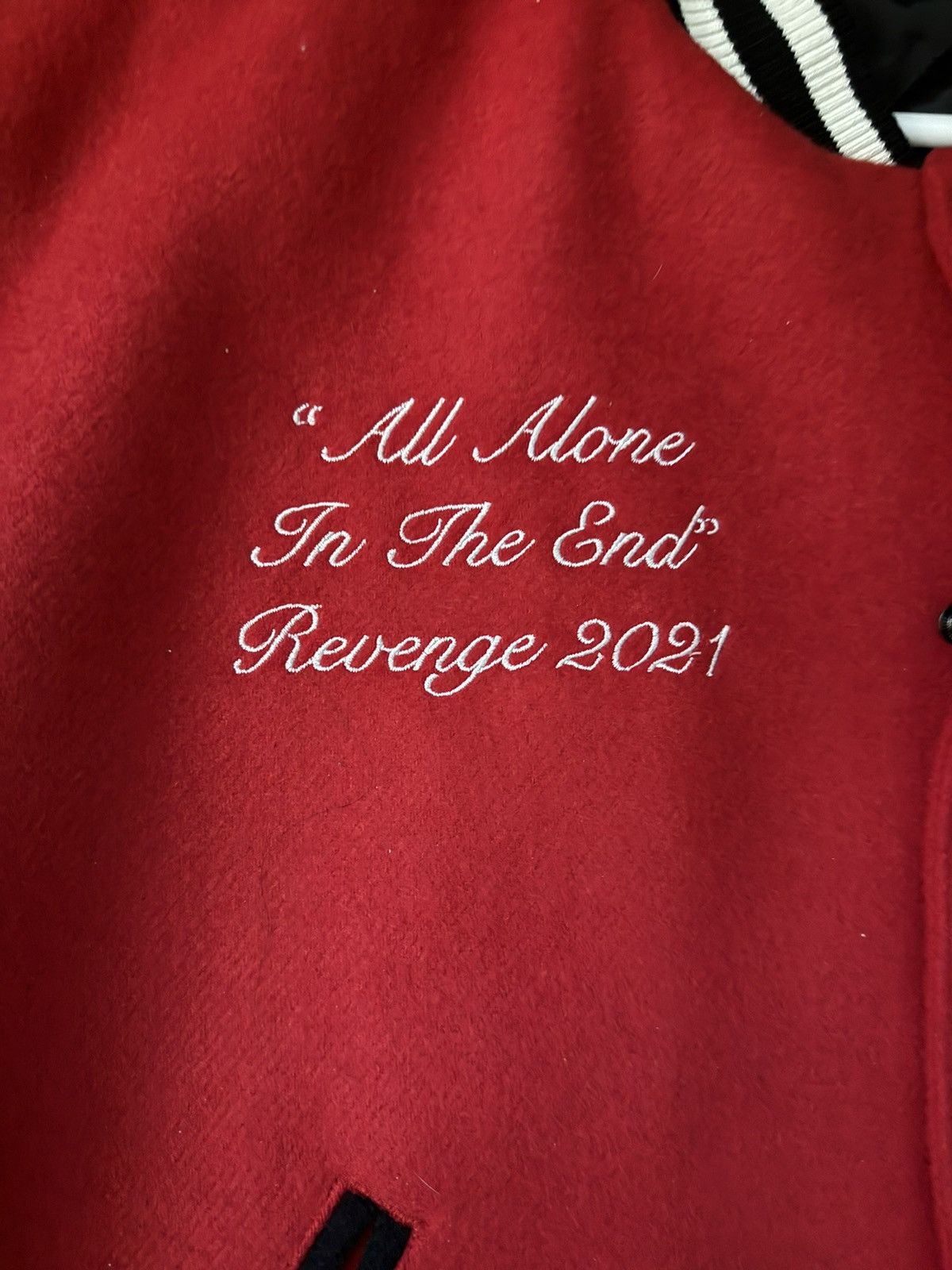 Revenge Revenge Varsity Jacket (Red) Size US M / EU 48-50 / 2 - 4 Thumbnail