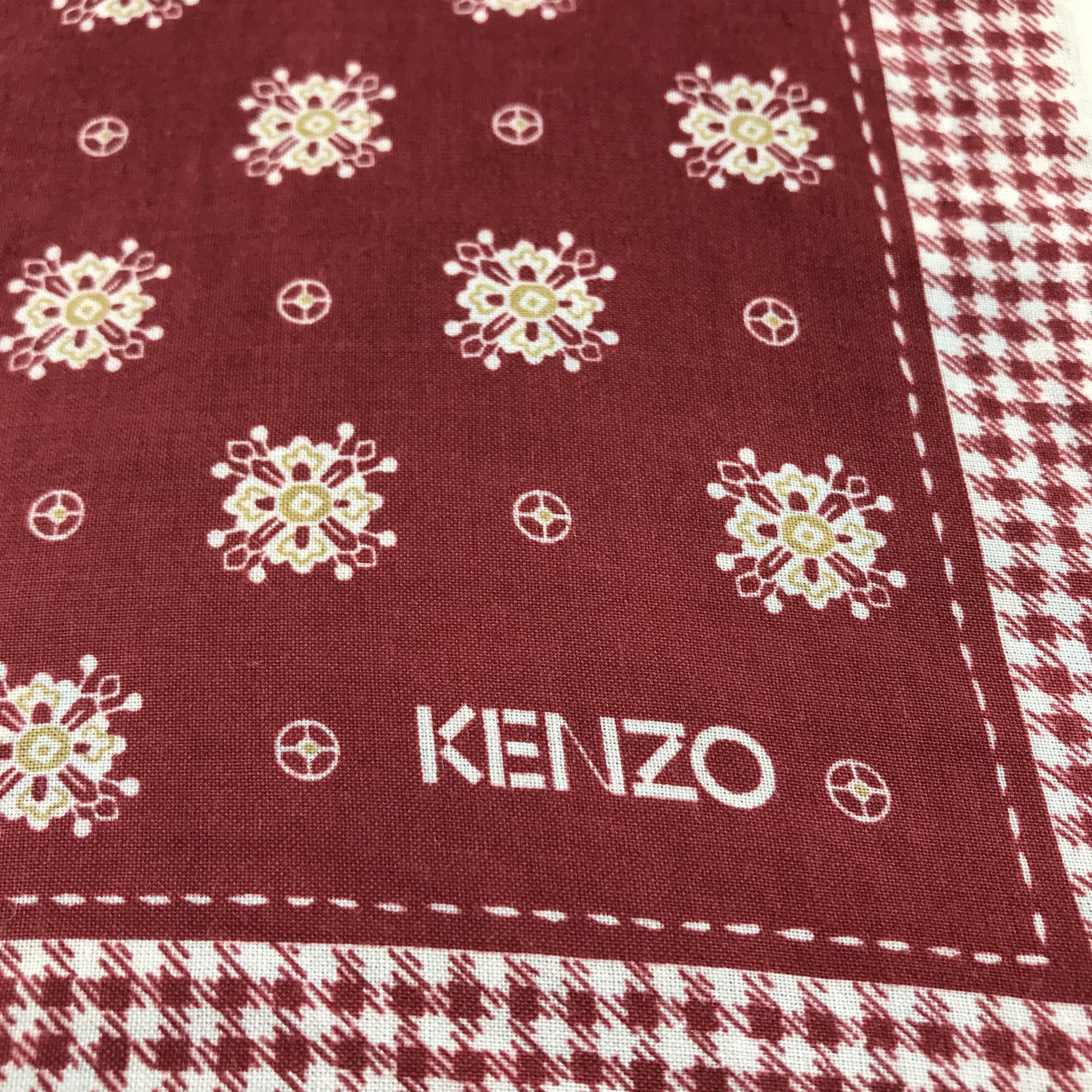 Kenzo Kenzo Handkerchief Neckerchief Bandana H312 Size ONE SIZE - 4 Thumbnail