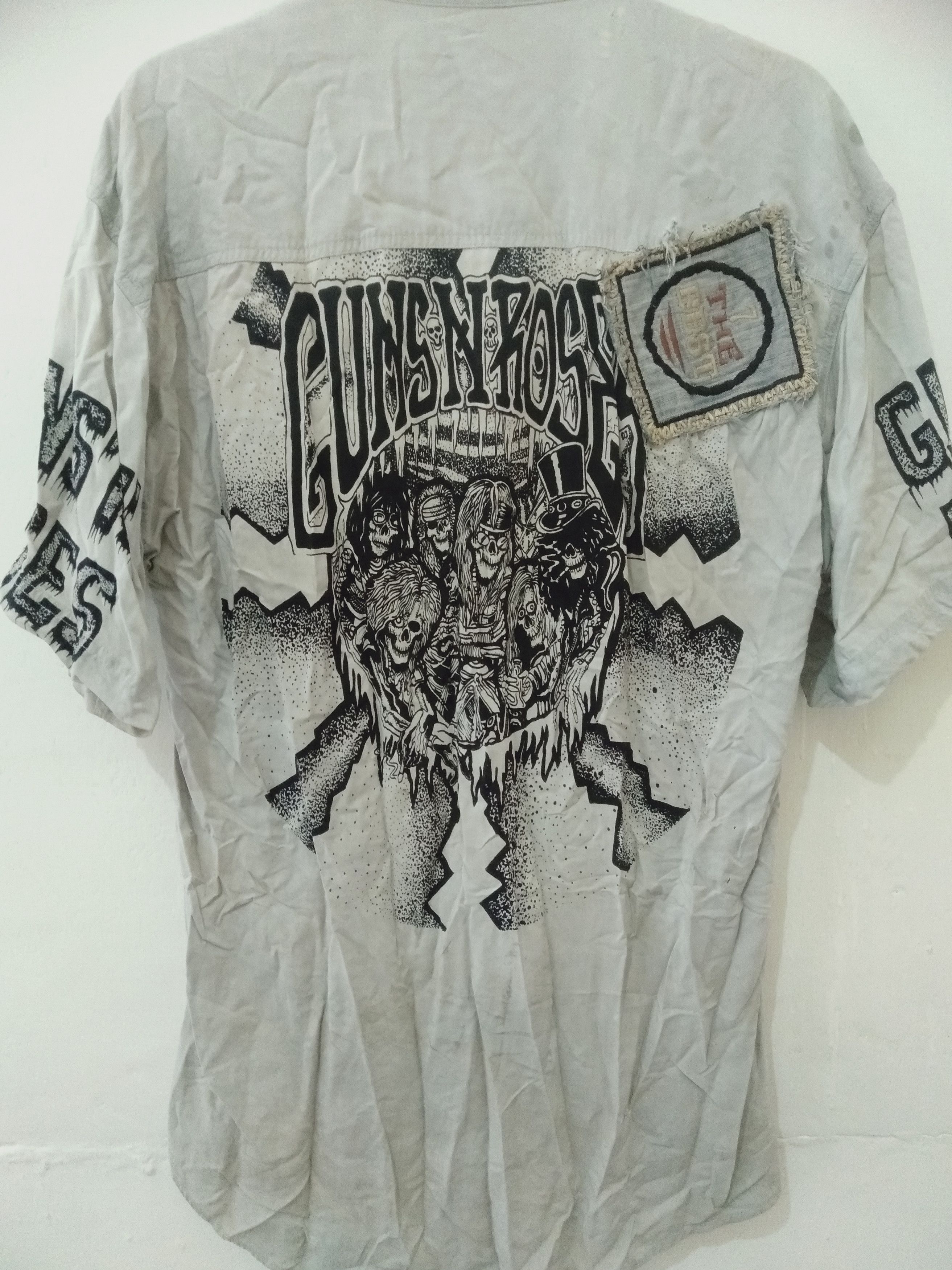 Band Tees T shirt big logo Gun N Roses vintage tee Size US XL / EU 56 / 4 - 4 Thumbnail