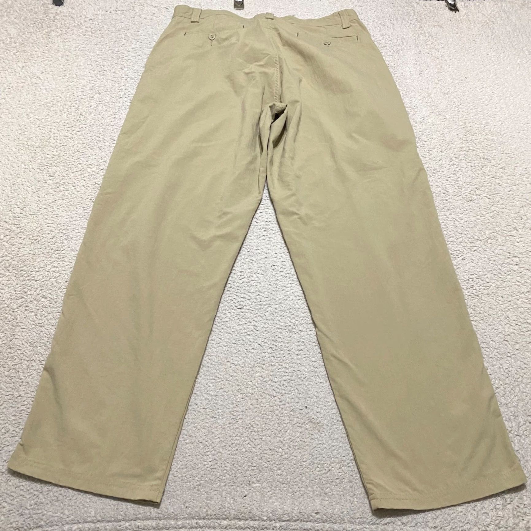 Vintage REI Pants Beige 38x32 Cargo Straight Mid Pants Mens Regular Beige 38x32 Cargo Pocket Nylon UPF 40 Outdoor Hiking Nature 90s Mens Size US 38 / EU 54 - 2 Thumbnail