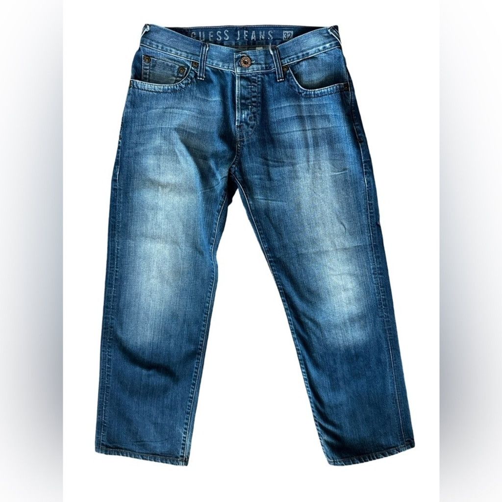 Guess GUESS JEANS Rebel Straight Leg Jeans Blue Men’s Size 32. Size US 32 / EU 48 - 1 Thumbnail