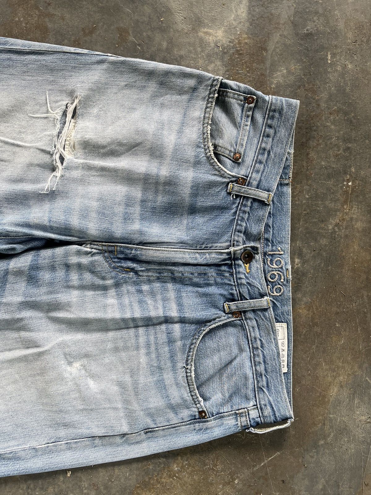 Gap × Vintage Distressed Gap Denim Size US 32 / EU 48 - 4 Thumbnail