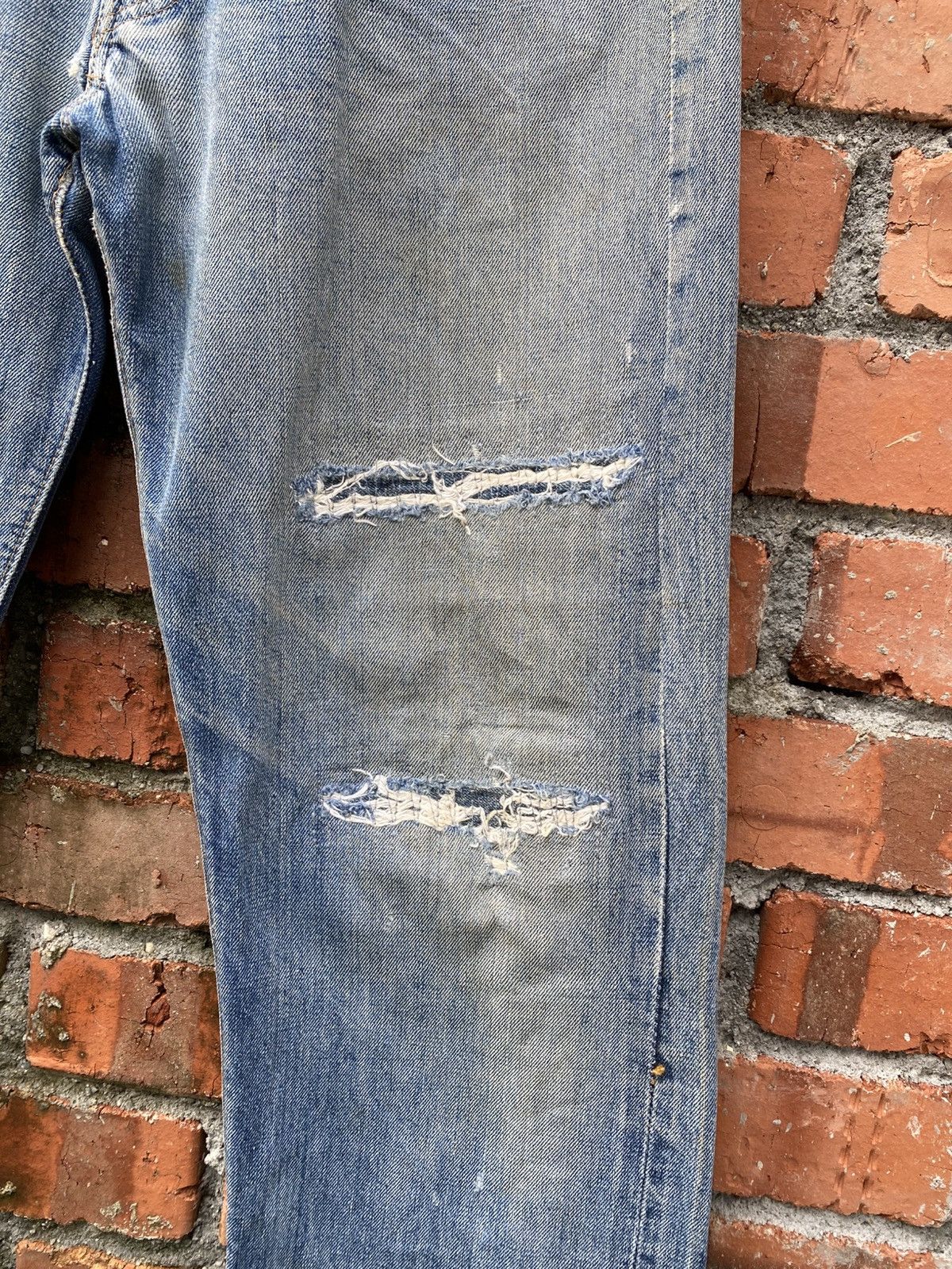 Vintage W32x30 Vintage levi's 501 redline made in USA 80s distressed Size US 32 / EU 48 - 8 Thumbnail