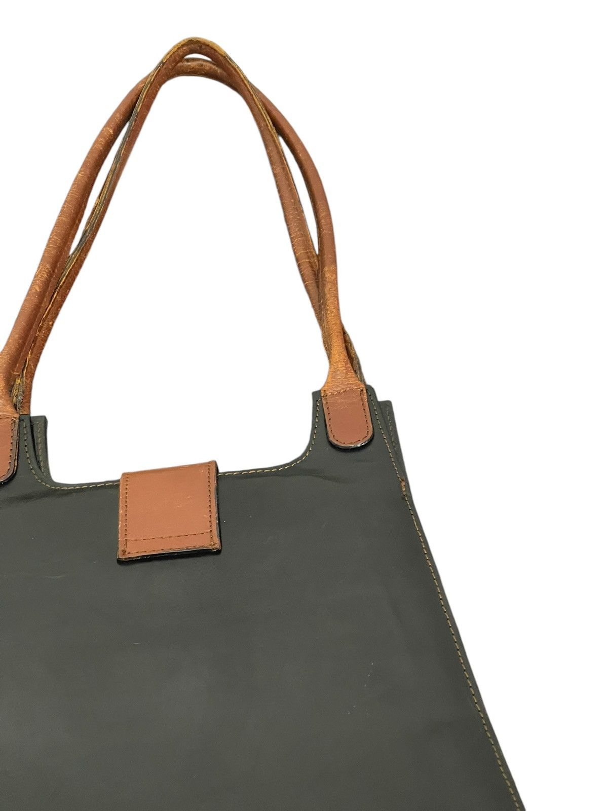 Genuine Leather Full Leather Vtg L’ Artigiano Italy Tote Shoulder Bag 9🟩 Size ONE SIZE - 16 Thumbnail