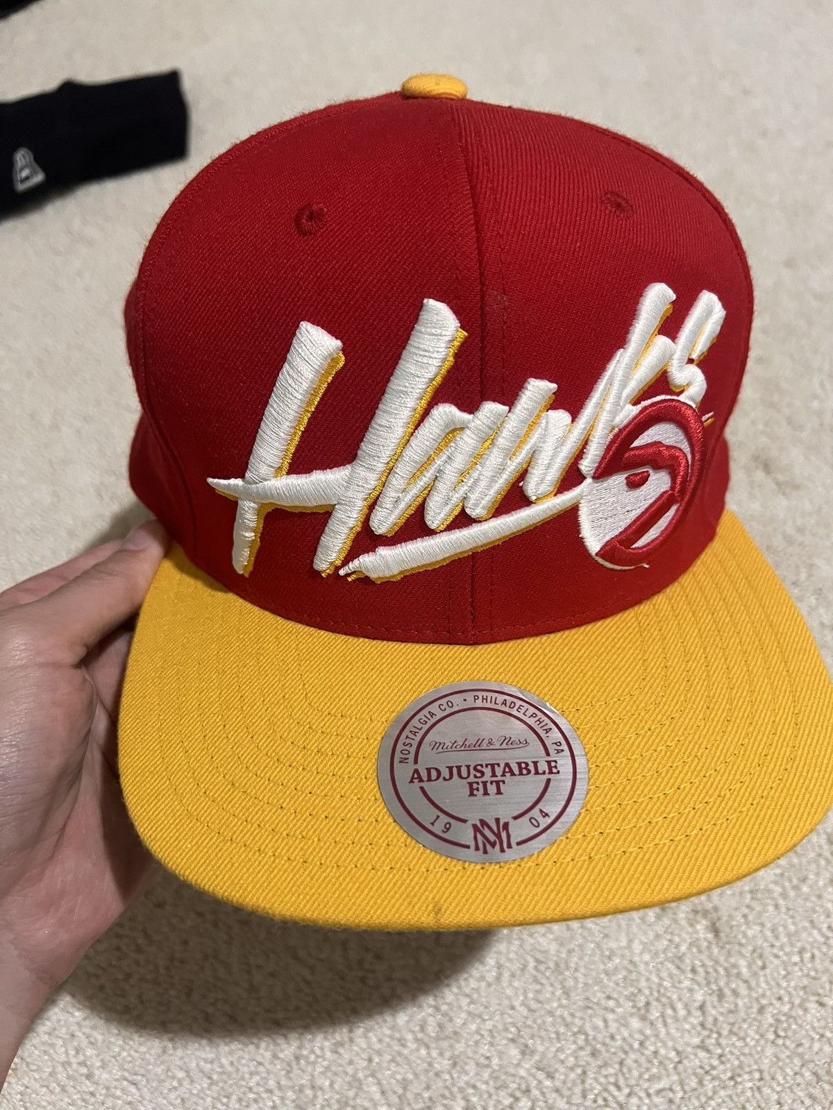 Mitchell & Ness NBA Mitchell and Ness Atlanta Hawks Snapback Size ONE SIZE - 2 Thumbnail