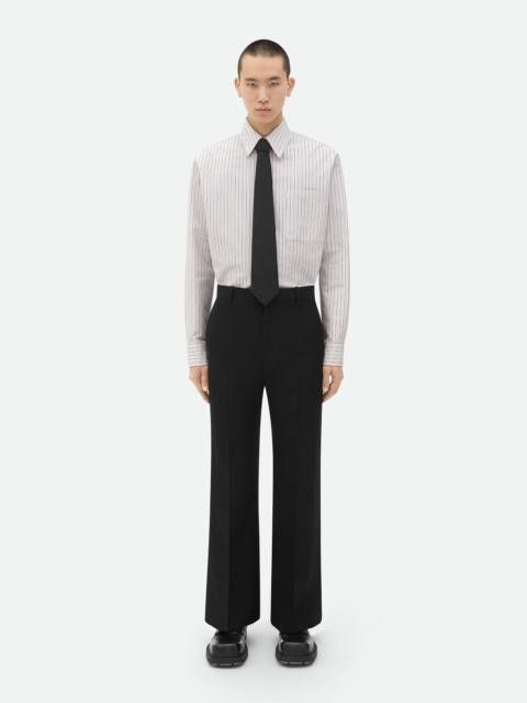 Bottega Veneta viscose and silk flared pants Size US 30 / EU 46 - 1 Thumbnail