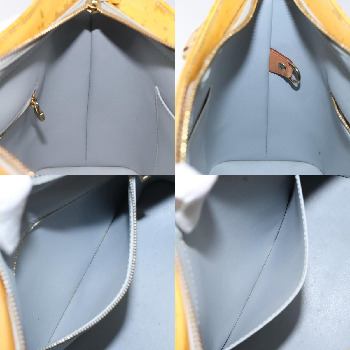 Louis Vuitton LOUIS VUITTON Monogram Vernis Houston Hand Bag Gris M91053 Size ONE SIZE - 12 Thumbnail