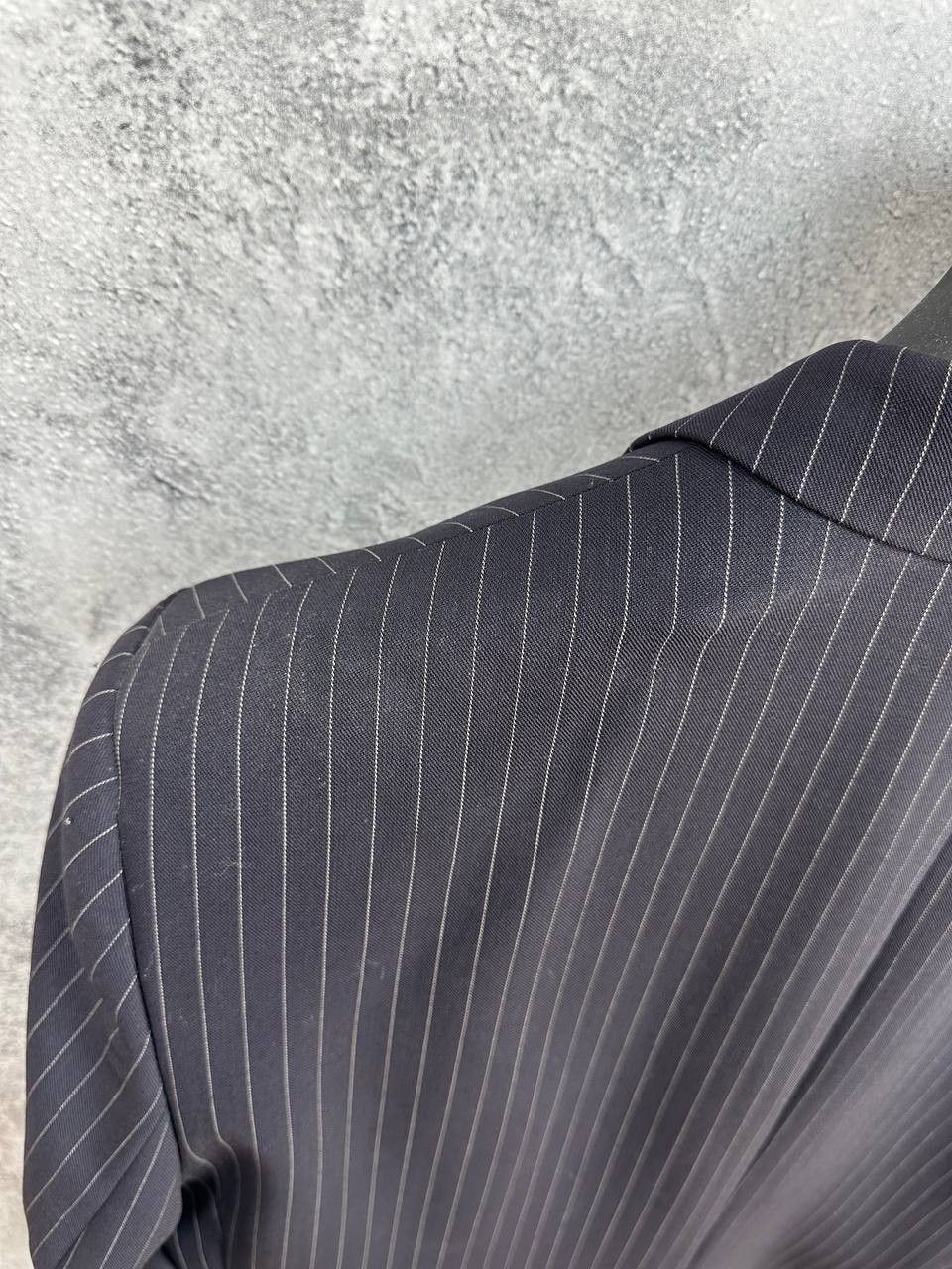 Yves Saint Laurent Yves Saint Laurent Pour Homme 90s Pinstripe Pure Wool Blazer Size 52R - 11 Thumbnail