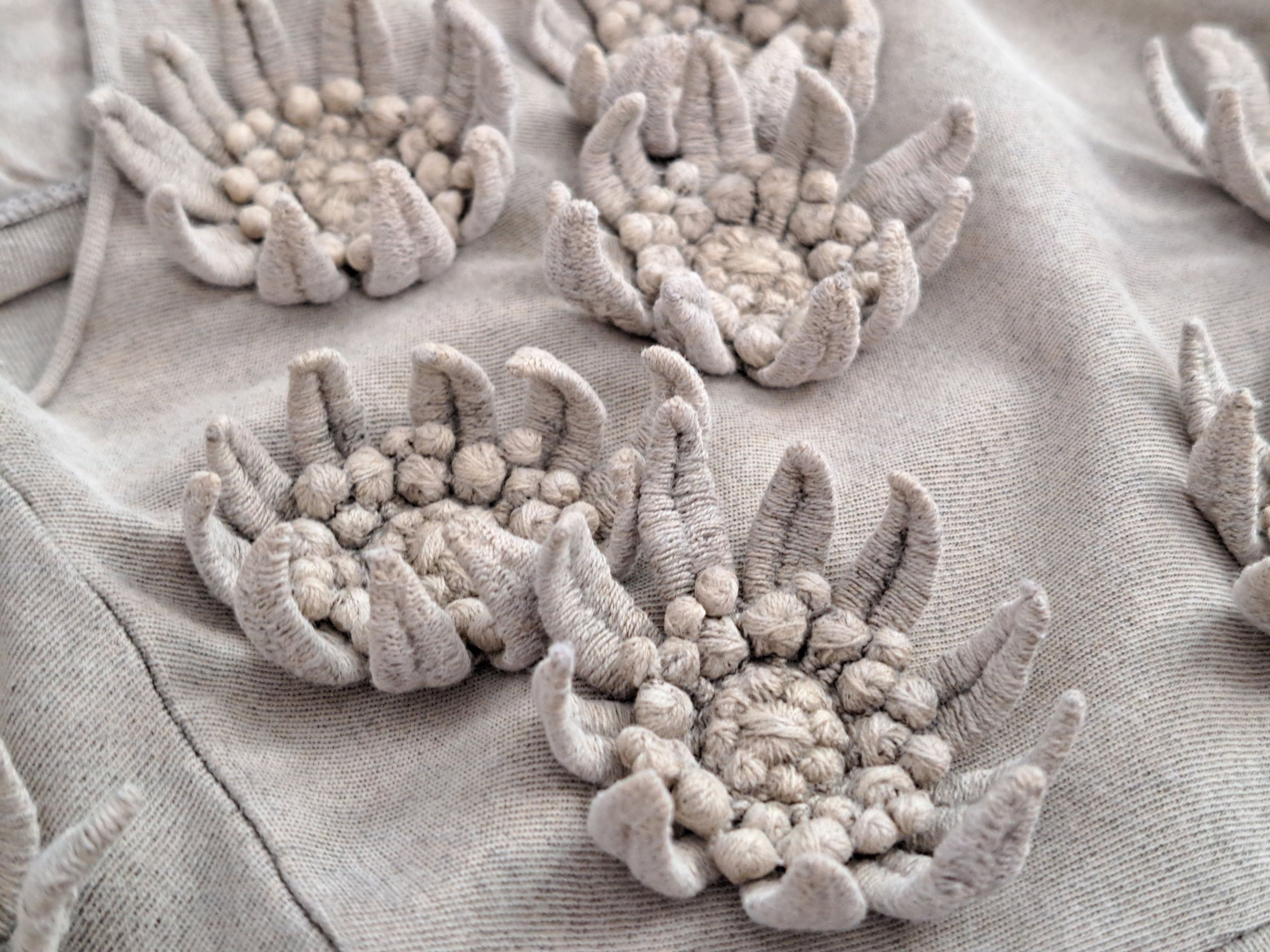 Rundholz RUNDHOLZ Dip flower embellished long sleeve top. Size XS Size XS / US 0-2 / IT 36-38 - 11 Thumbnail