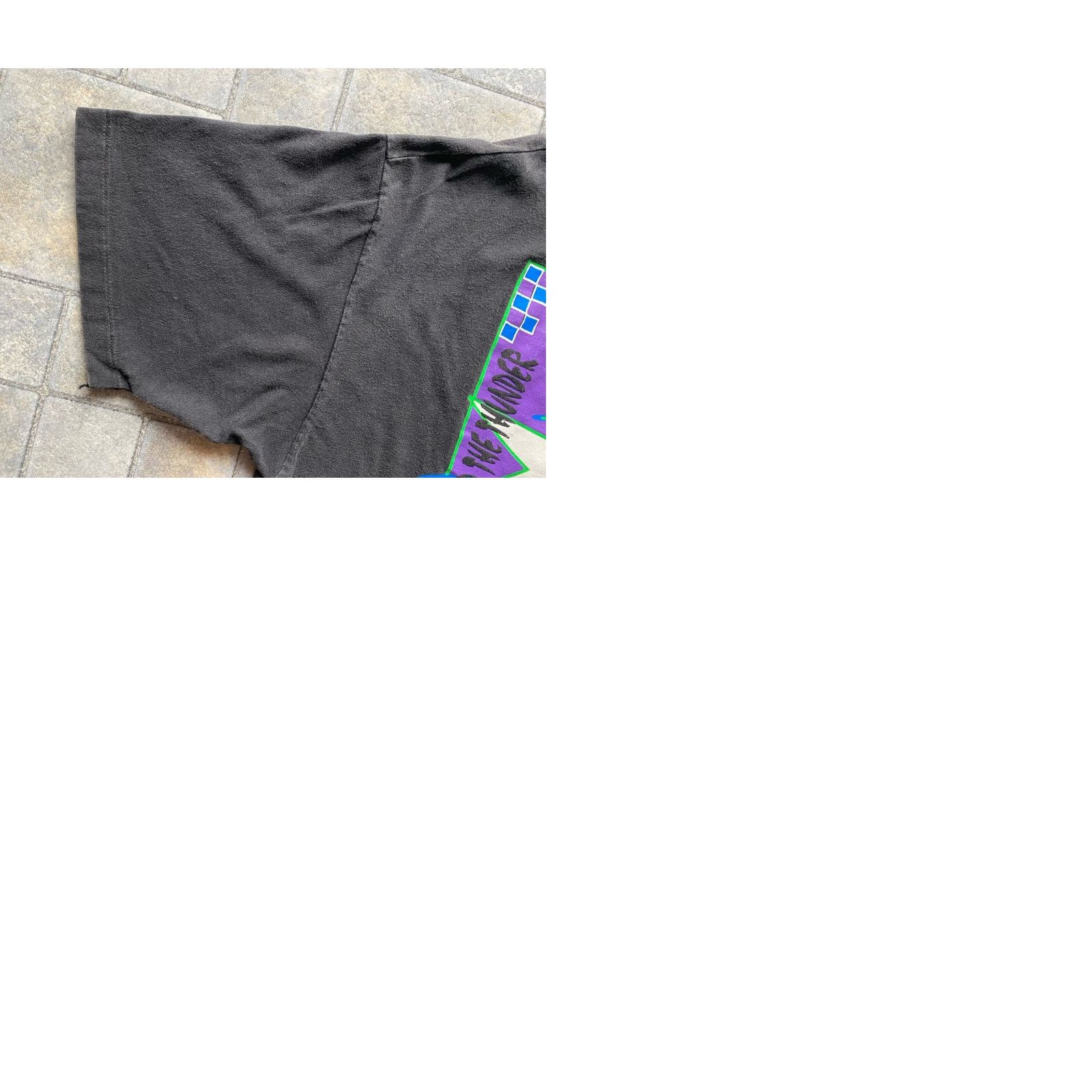 Hanes VINTAGE Hanes T-Shirt XL US Made Fighter Jet War Bomber 90s Military Black Short Sleeve Mens Size US XL / EU 56 / 4 - 10 Thumbnail