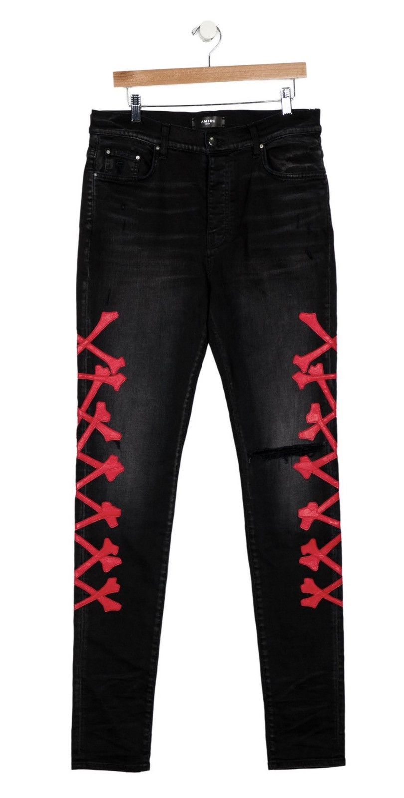 Amiri Amiri bones motif jeans Size US 33 - 8 Thumbnail