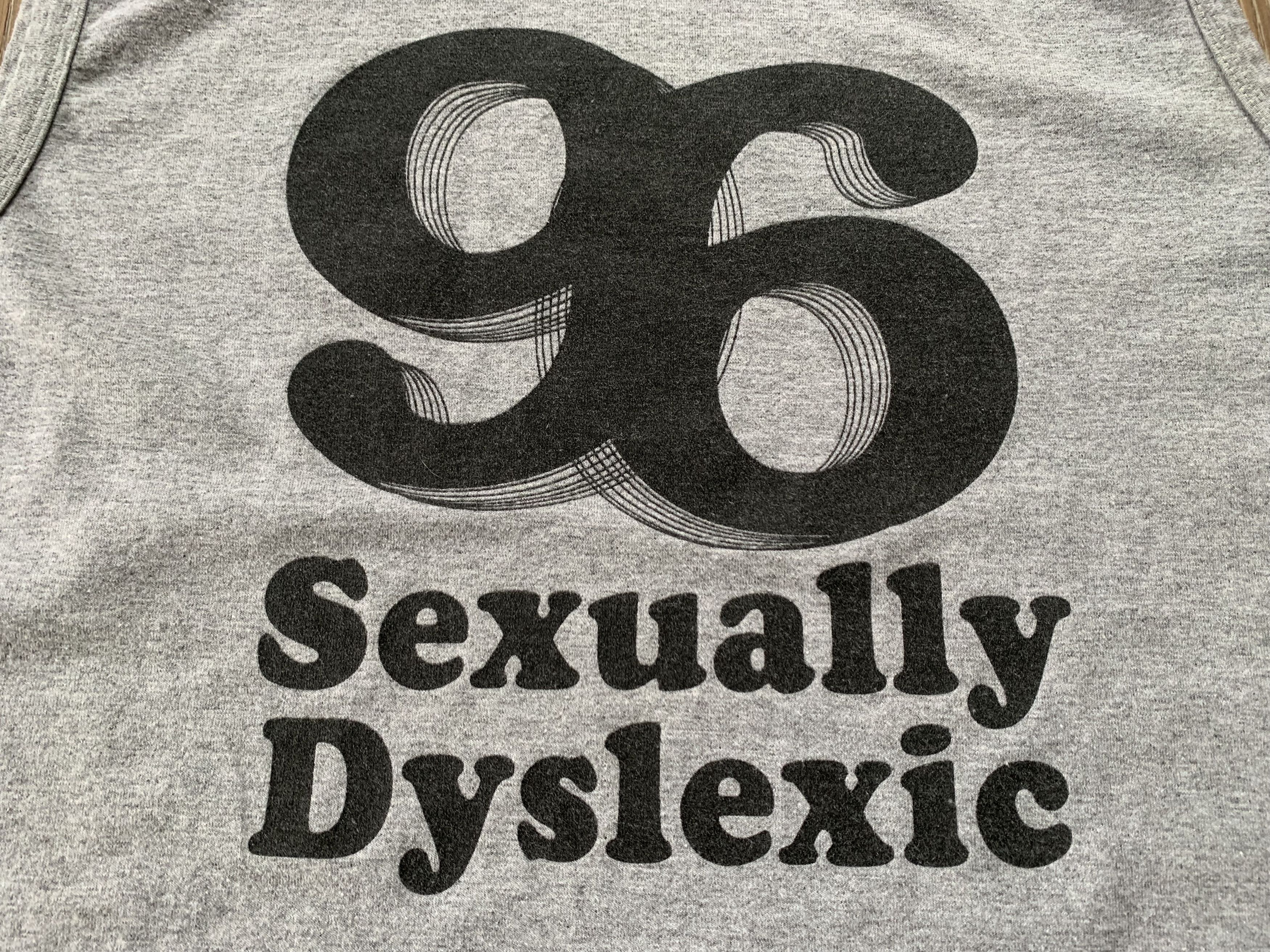 Gildan Sexual Dyslexic Printed Humor T-Shirt Size US L / EU 52-54 / 3 - 5 Thumbnail