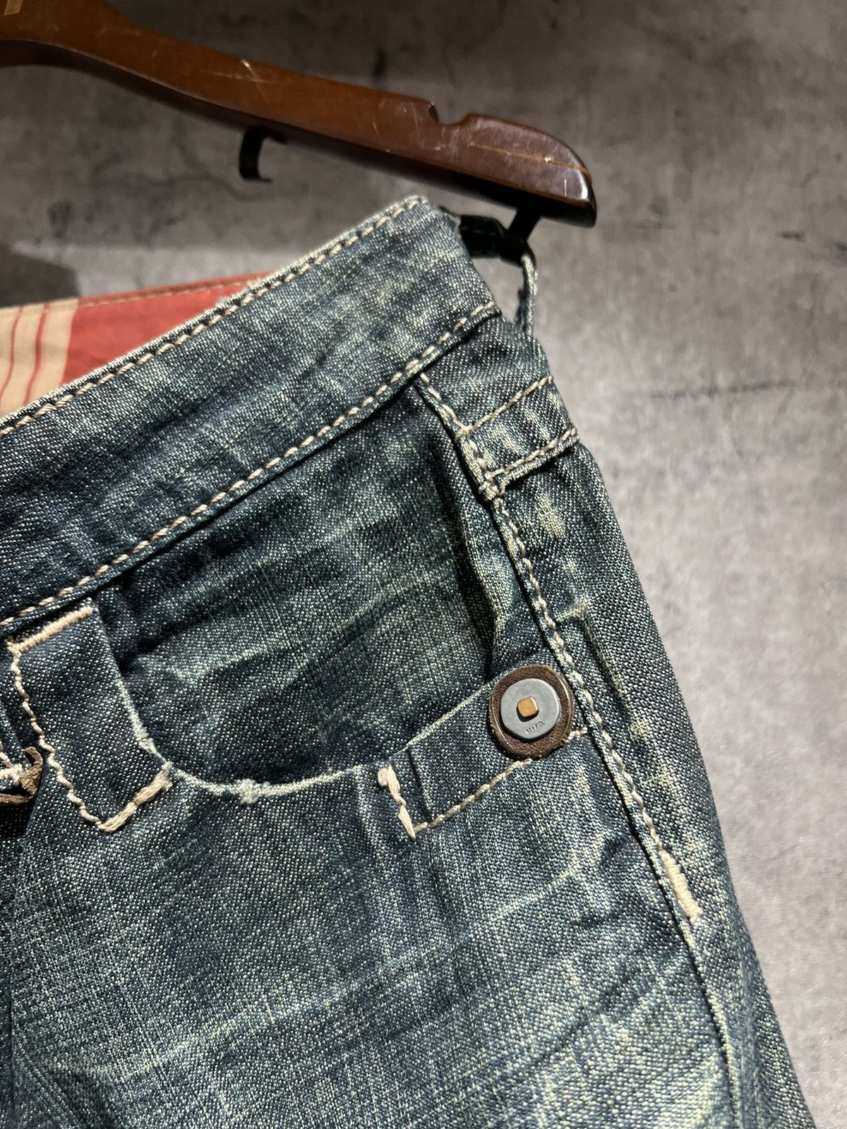 Marithe + Francois Girbaud 00’s MARITHE FRANCOIS GIRBAUD RARE VINTAGE JEANS COWBOY Size US 30 / EU 46 - 9 Thumbnail