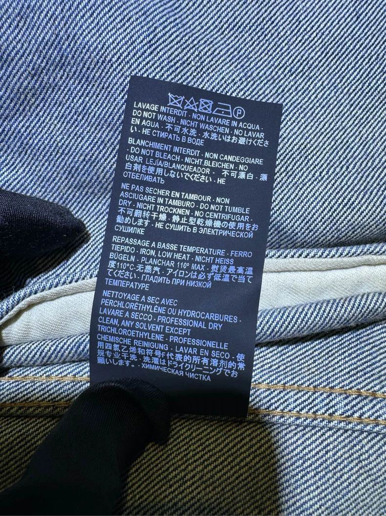 Saint Laurent Paris Saint Laurent Paris Washed ripped denim jacket-2506 Size US S / EU 44-46 / 1 - 8 Thumbnail