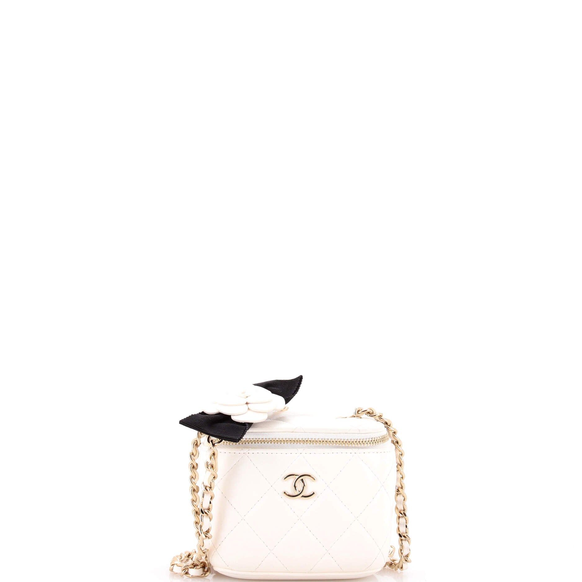 Chanel Camellia Bow Vanity Case with Chain Size ONE SIZE - 1 Thumbnail