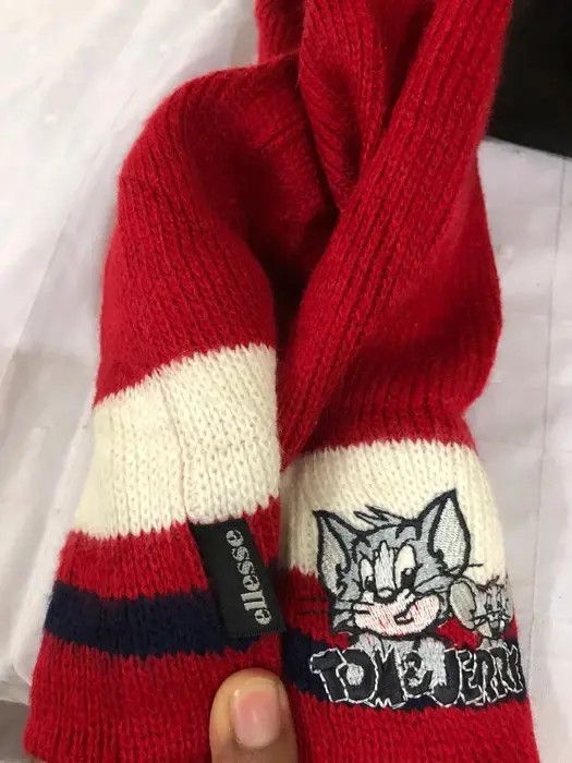 Cartoon Network × Ellesse Vintage Ellesse X Tom&jerry Cartoon Beanie Hat Size ONE SIZE - 3 Thumbnail