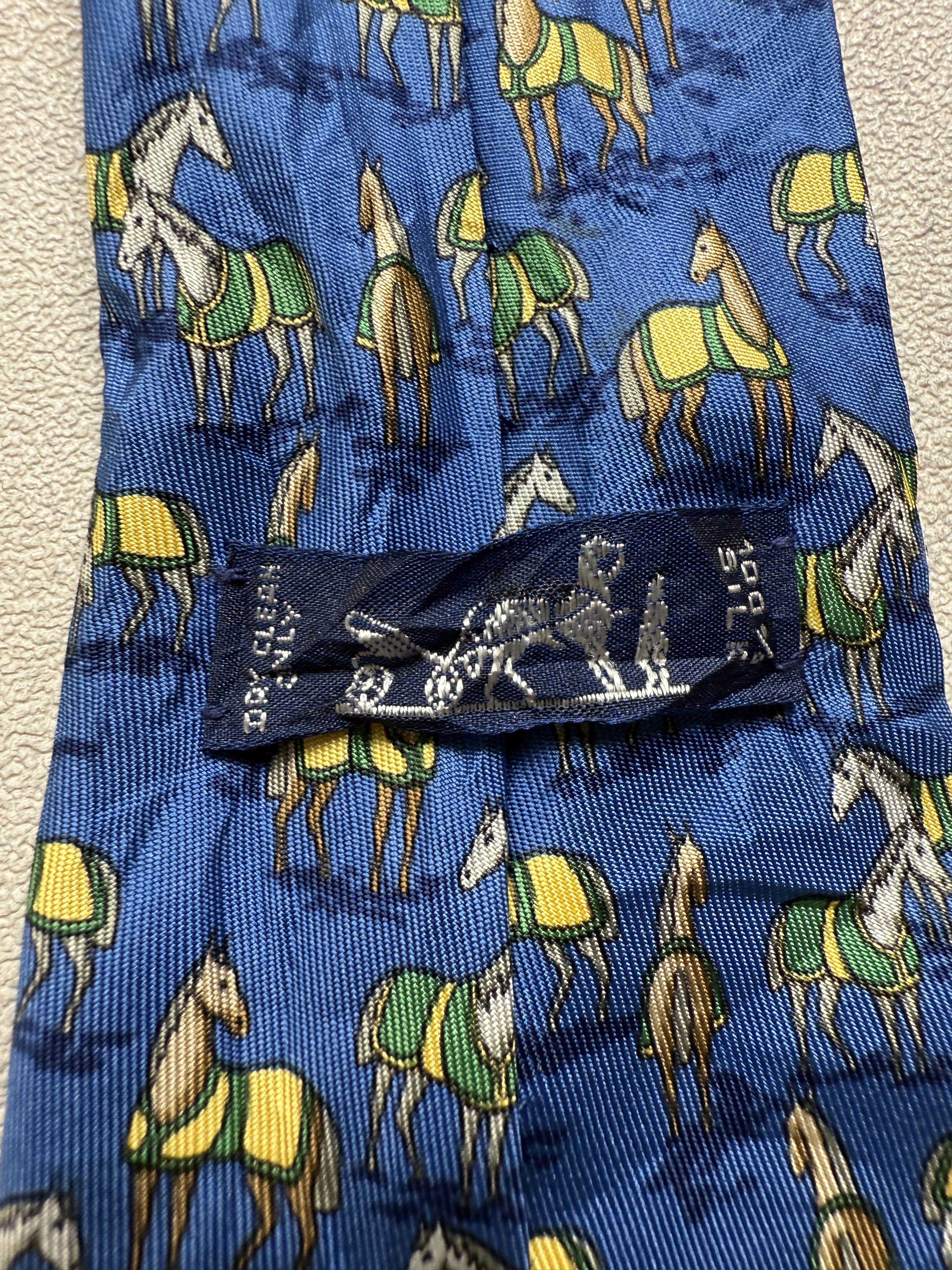 Hermes Hermes Paris Silk Ties Size ONE SIZE - 6 Thumbnail