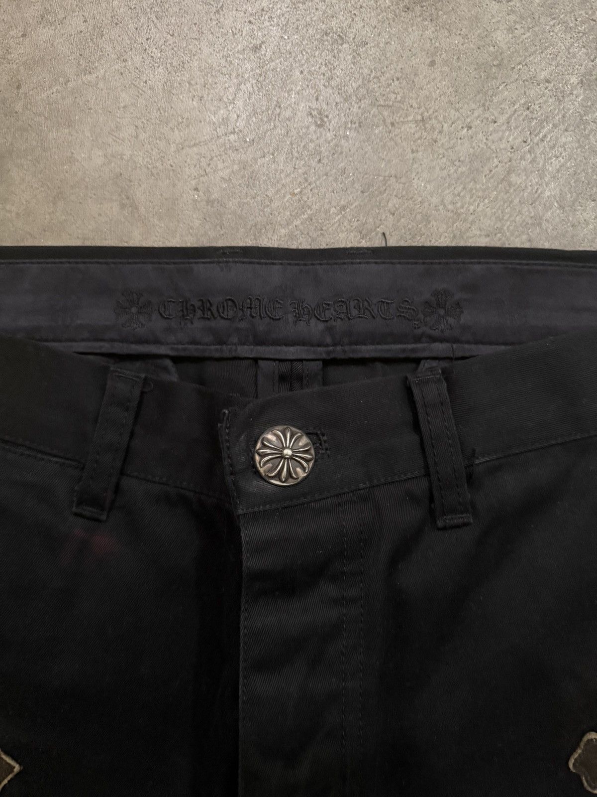Chrome Hearts Chrome Hearts Cross Patch Chinos Size US 33 - 4 Thumbnail
