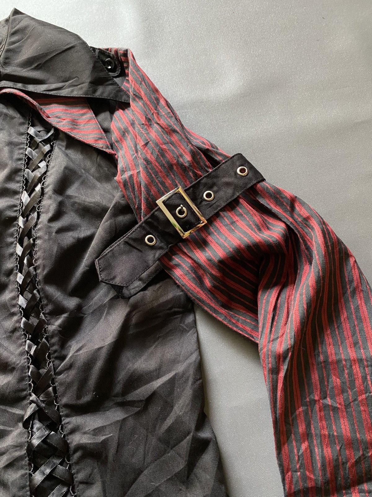 Japanese Brand Body Line Gothic Bondage Shirt Size M / US 6-8 / IT 42-44 - 3 Thumbnail
