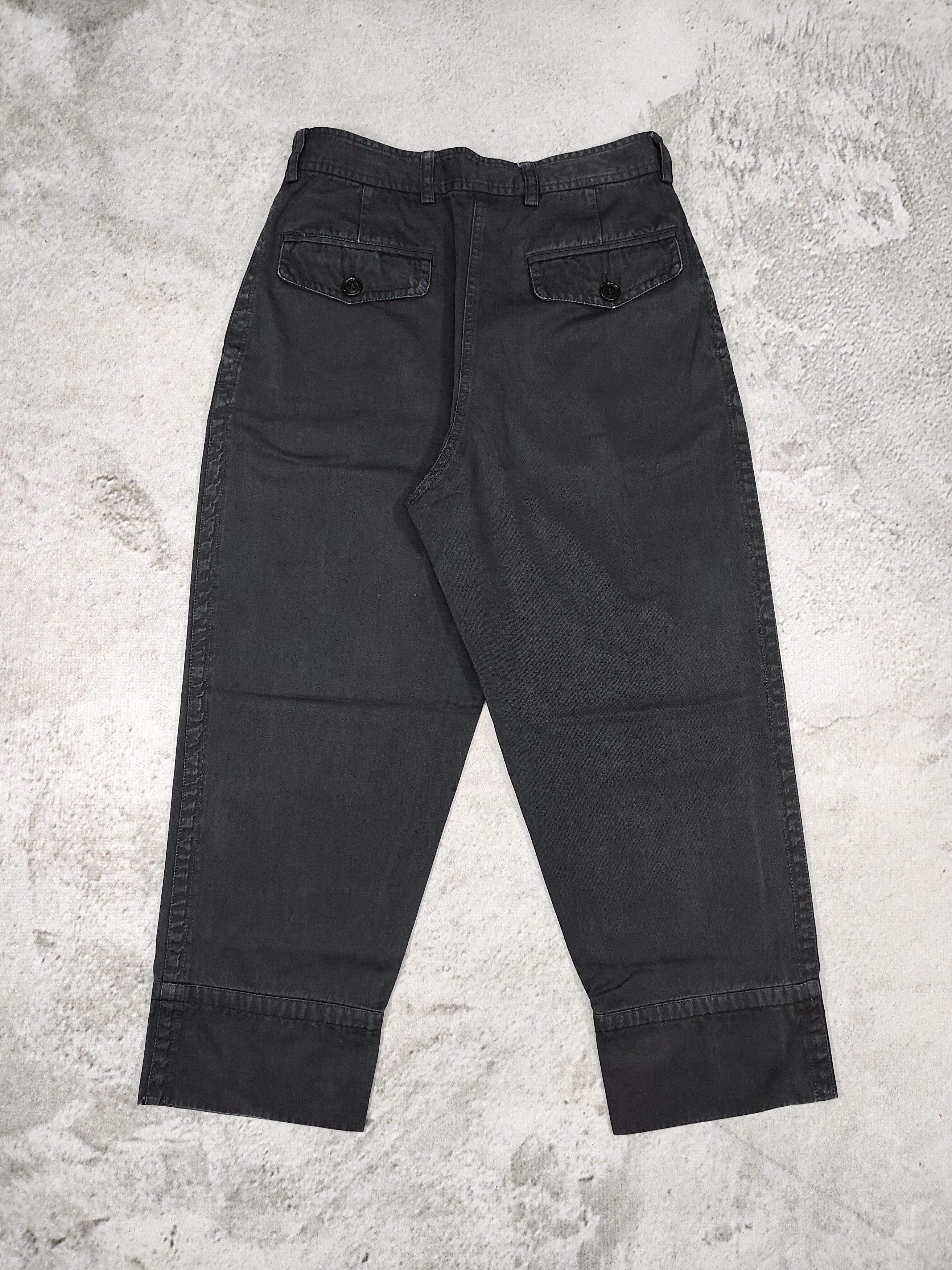 Dries Van Noten 2000s Dries Van Noten- Artisan Belgian Cropped Trousers Size 28" / US 6 / IT 42 - 6 Thumbnail