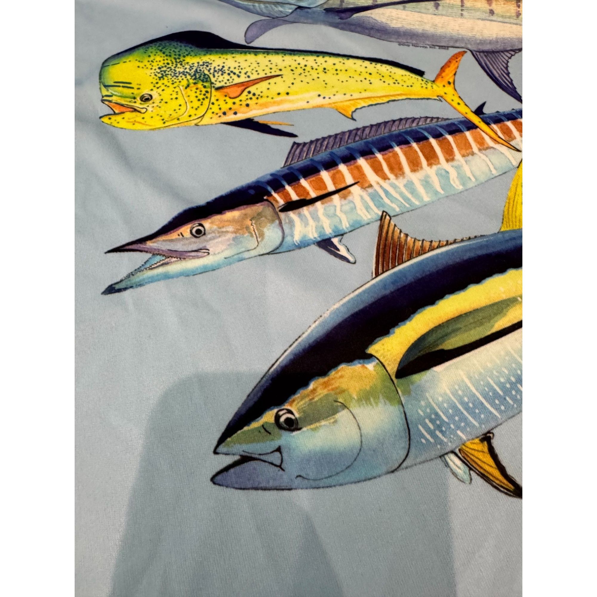 Guy Harvey GUY HARVEY Men's UPF 30 Sun Performance Long Sleeve Shirt NW Size US XXL / EU 58 / 5 - 11 Thumbnail
